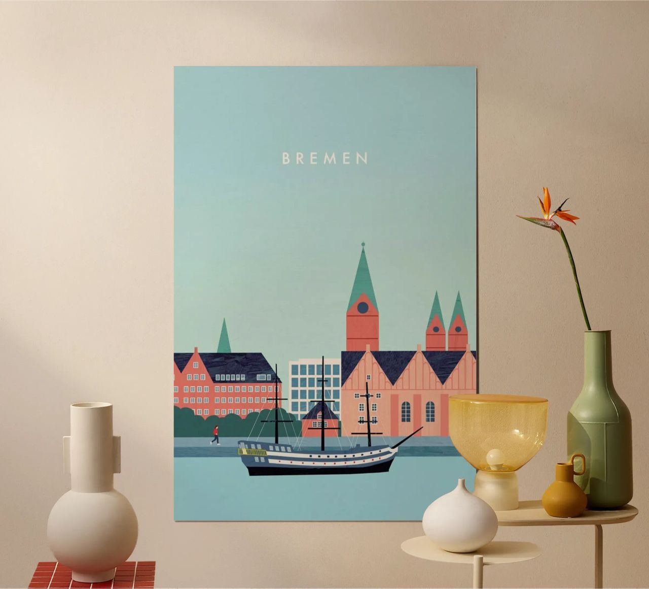 Bremen poster by Katinka Reinke
