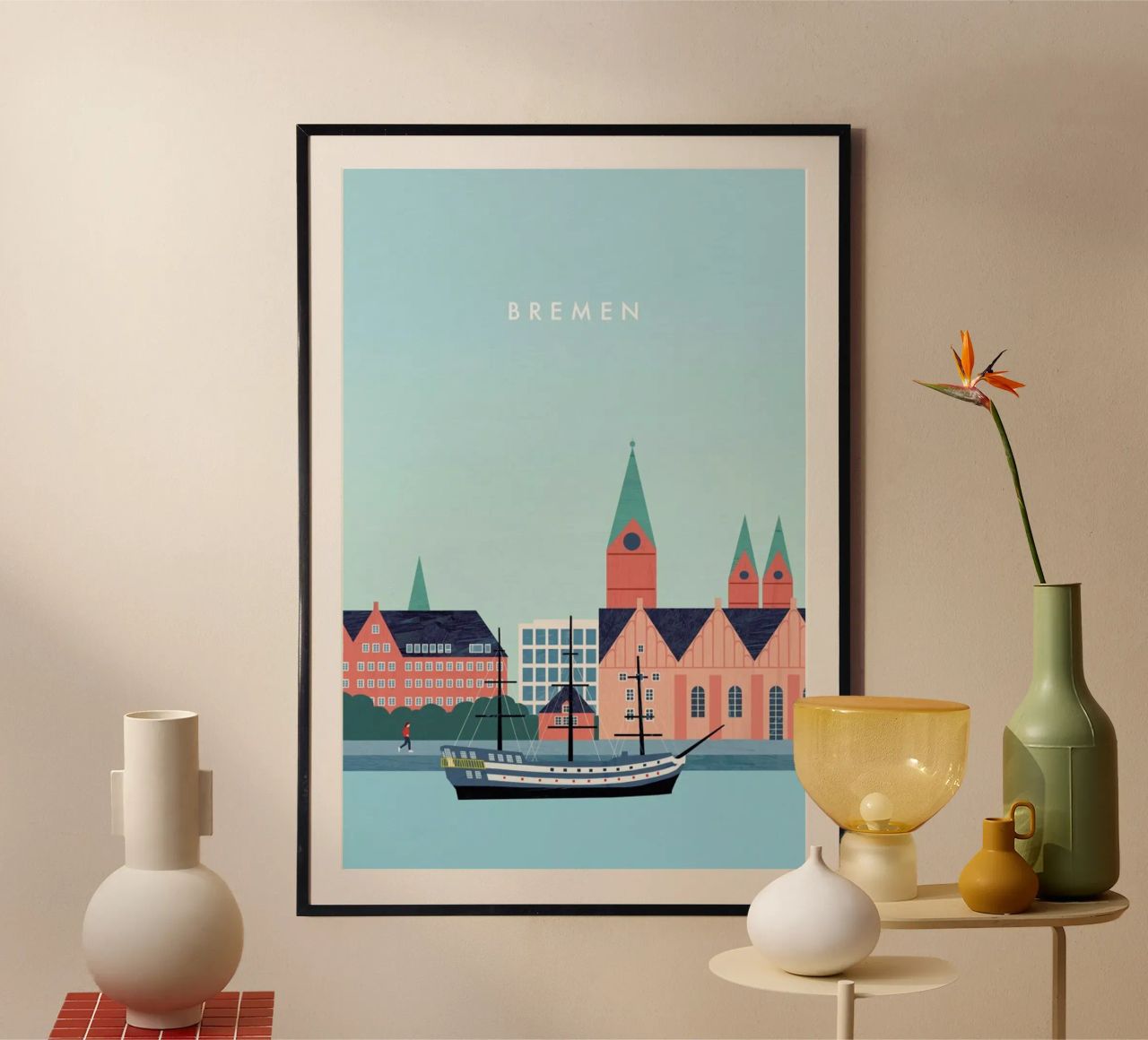 Bremen poster by Katinka Reinke