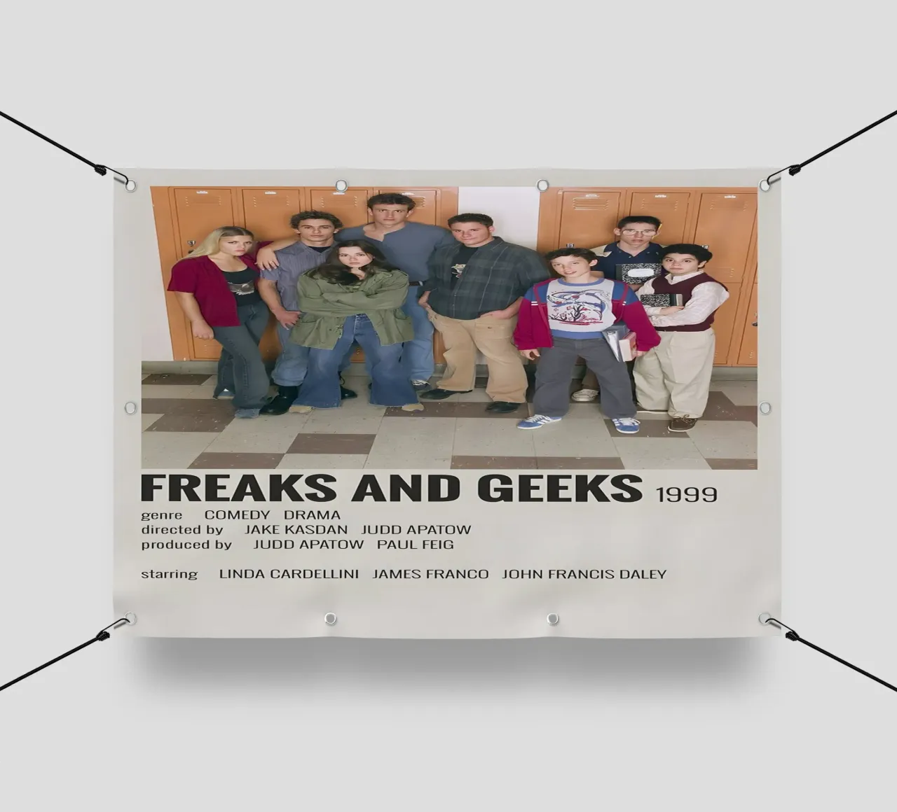 FREAKS AND GEEKS 1999 telo in pvc da MVFminimalist