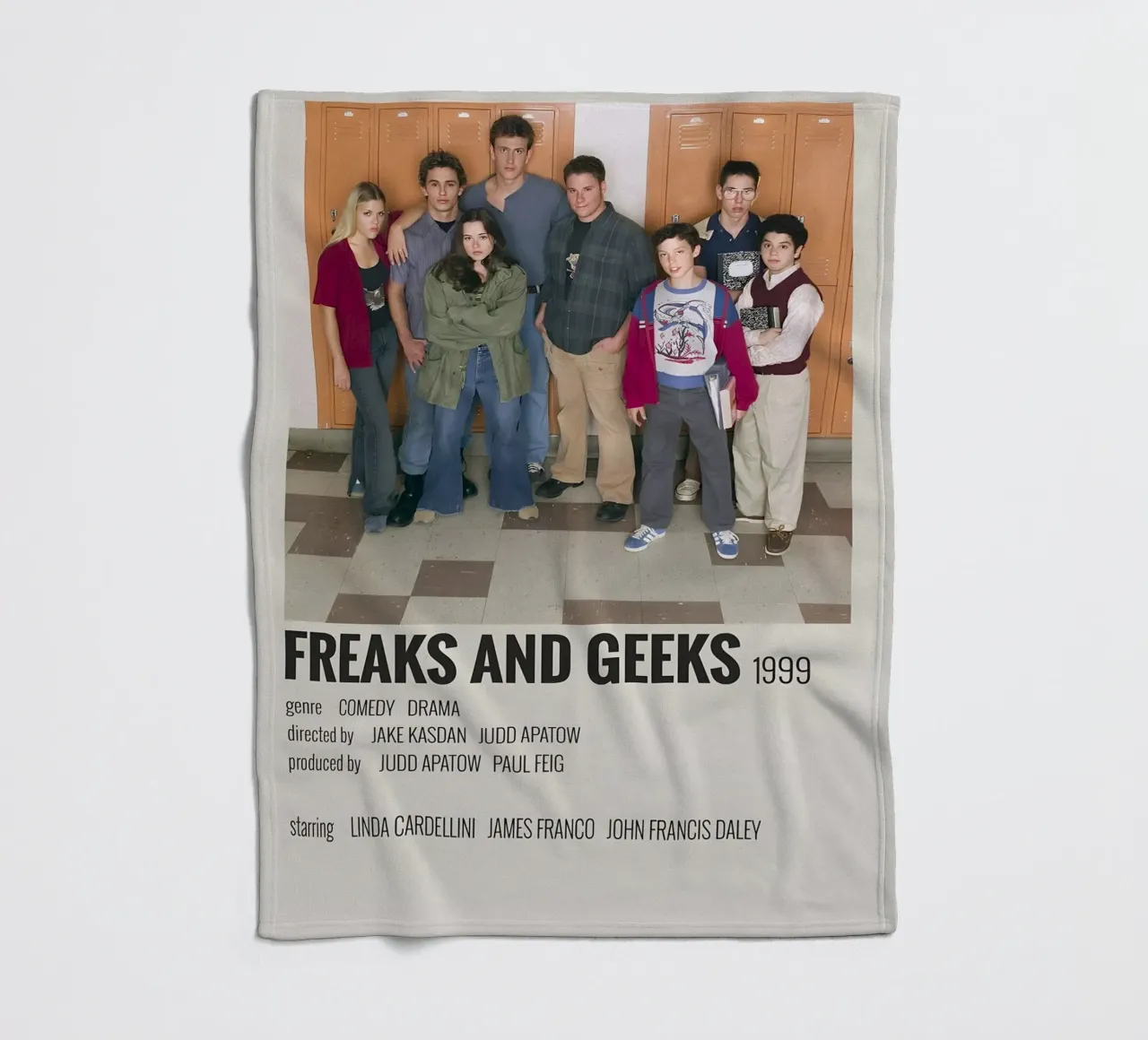 FREAKS AND GEEKS 1999 coperta in pile da MVFminimalist