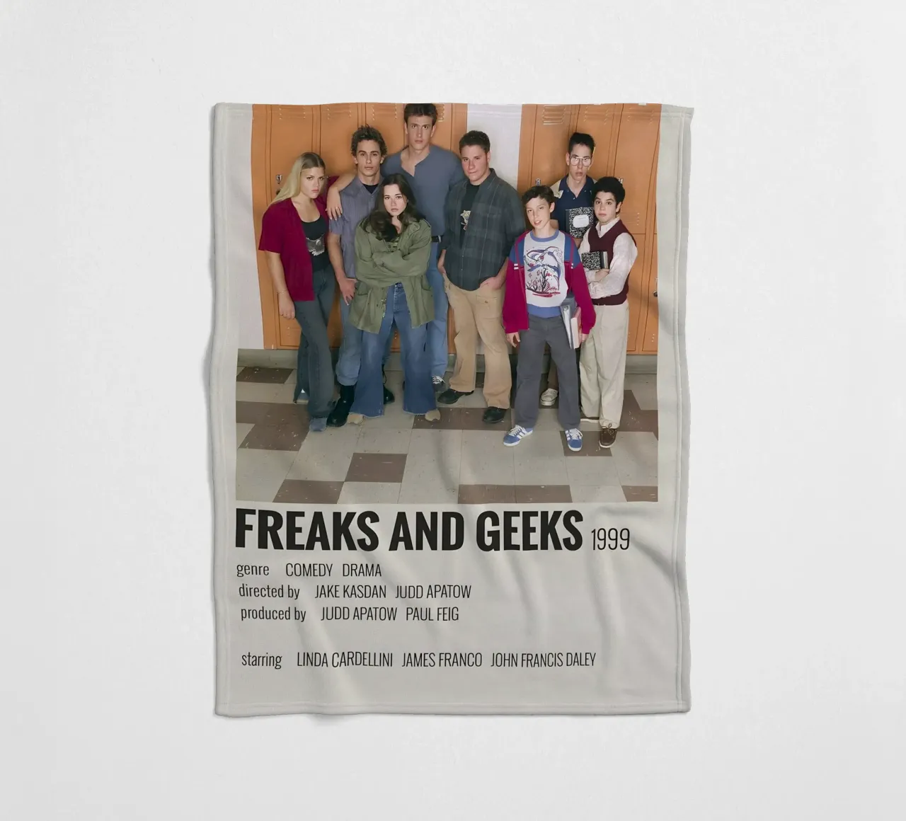 FREAKS AND GEEKS 1999 coperta in pile da MVFminimalist