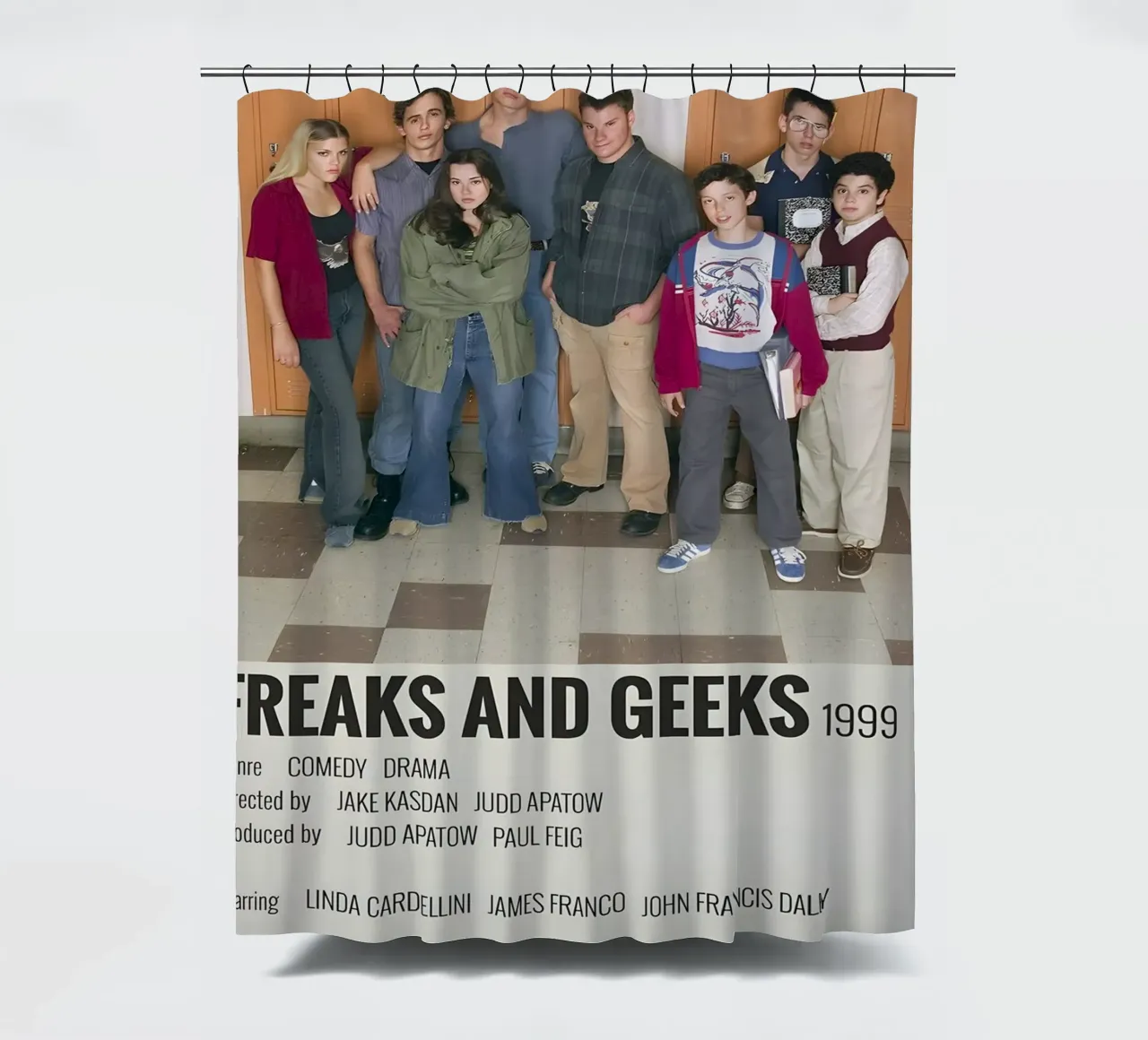 FREAKS AND GEEKS 1999 tenda da doccia da MVFminimalist