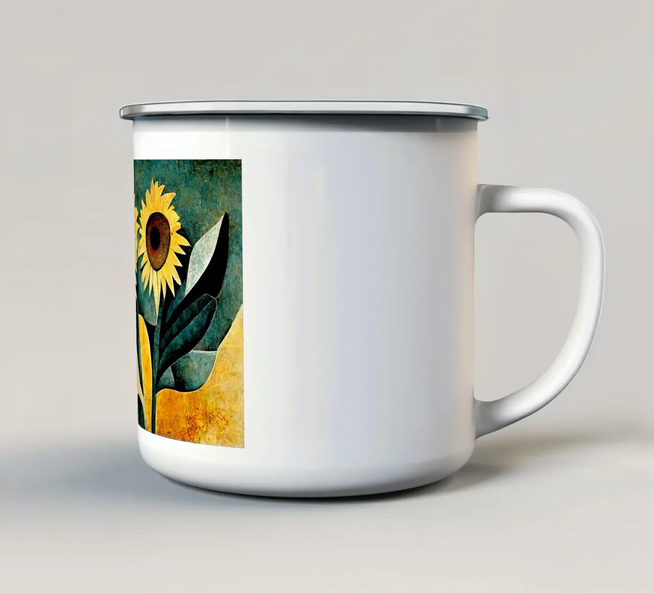 Arte da parete di Imagine tazza in smalto da Imagine