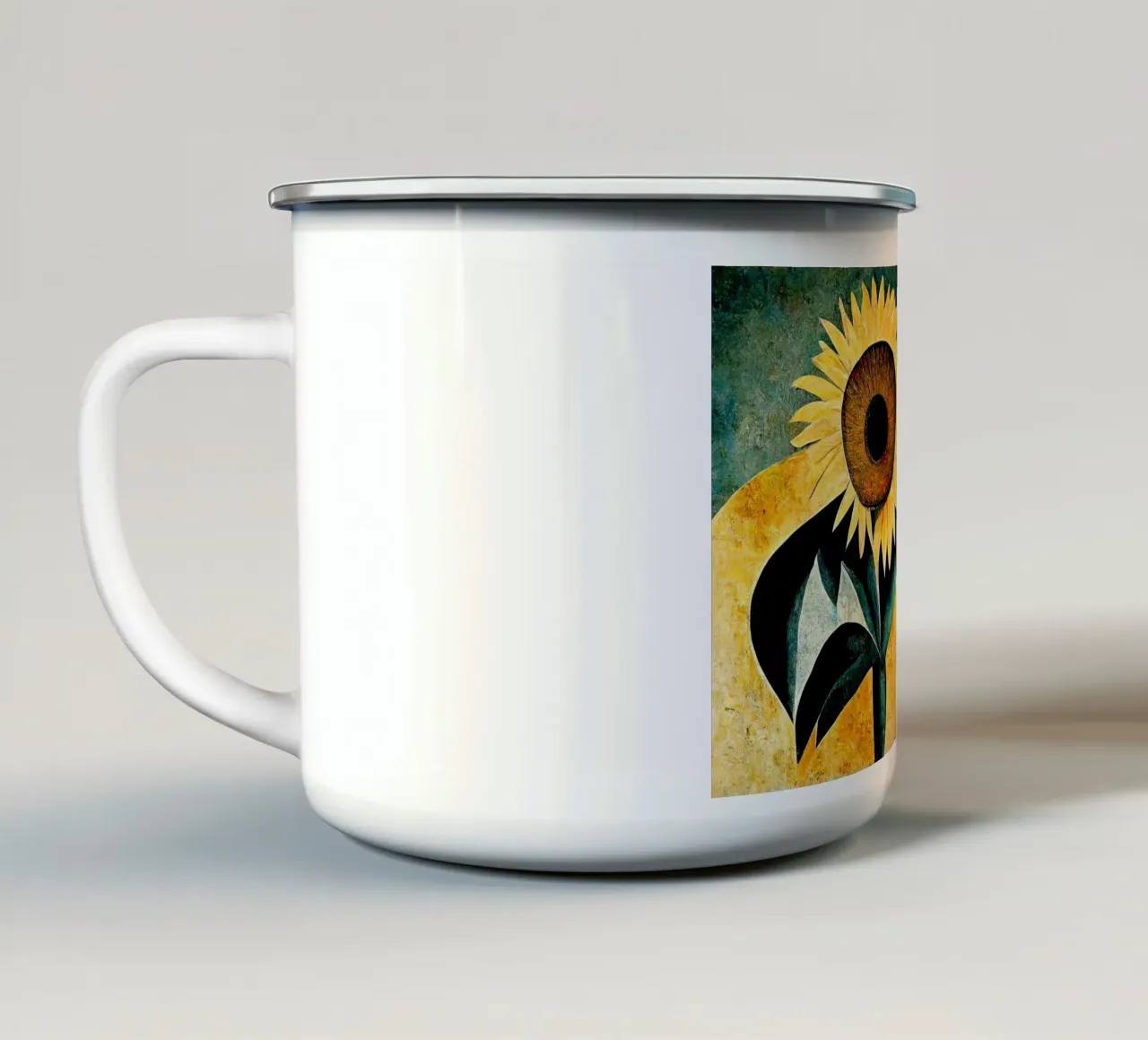 Arte da parete di Imagine tazza in smalto da Imagine