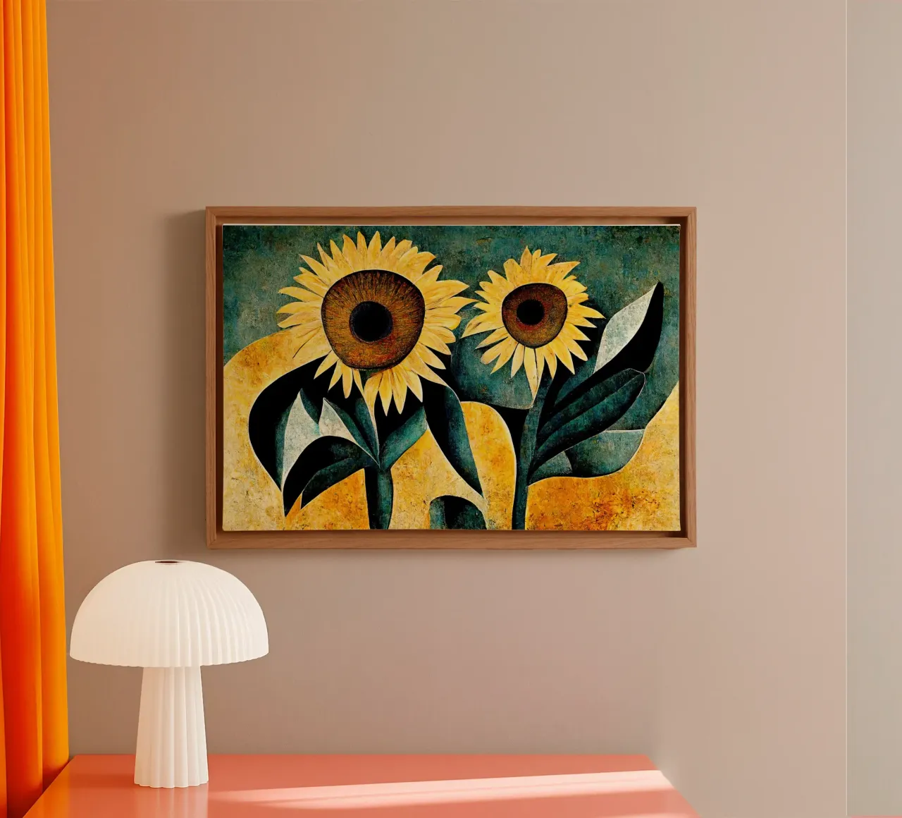 Wandkunst von Imagine Leinwand mit Schattenfugenrahmen von Imagine