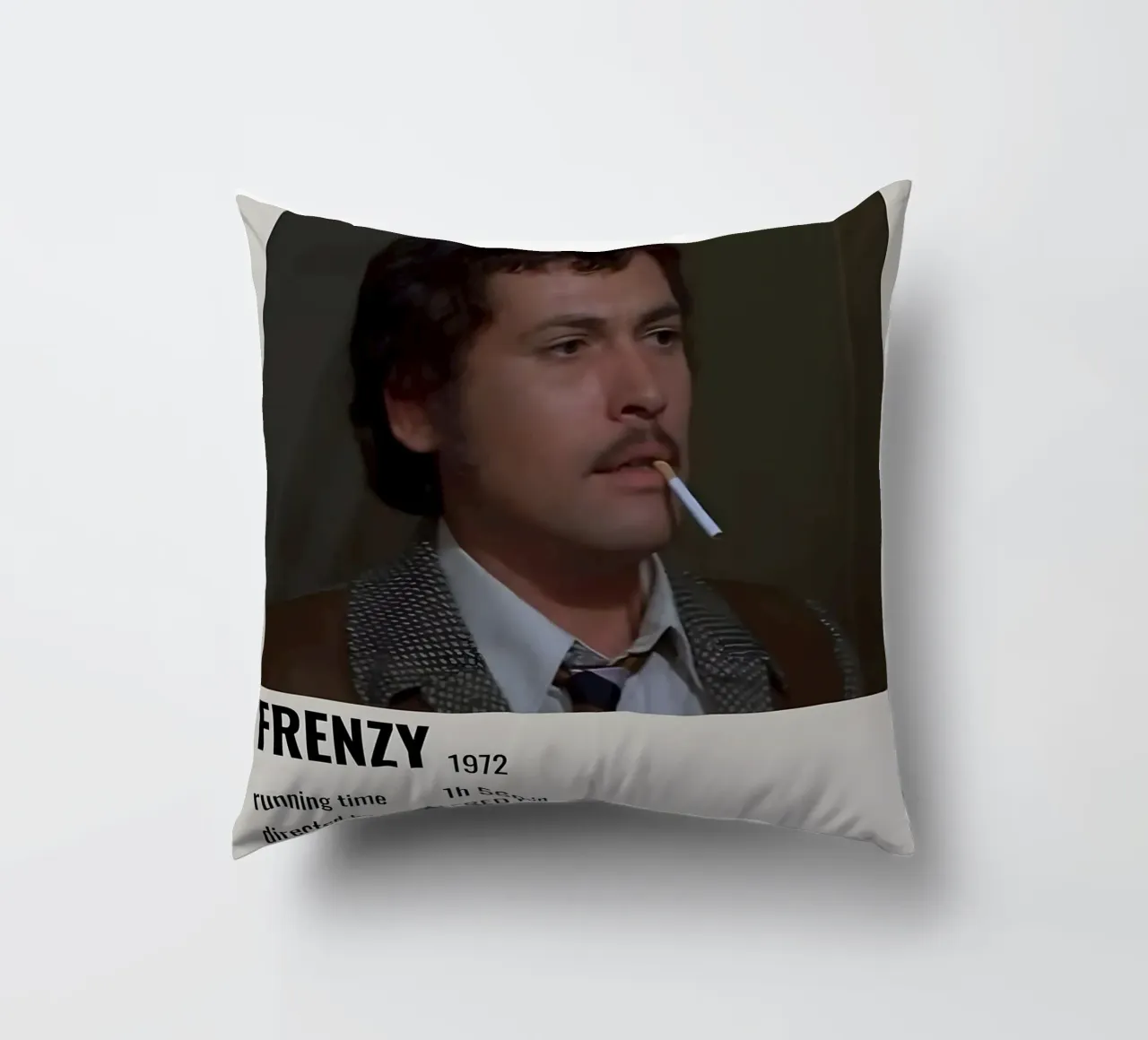 FRENZY 1972 decorative cushion by MVFminimalist