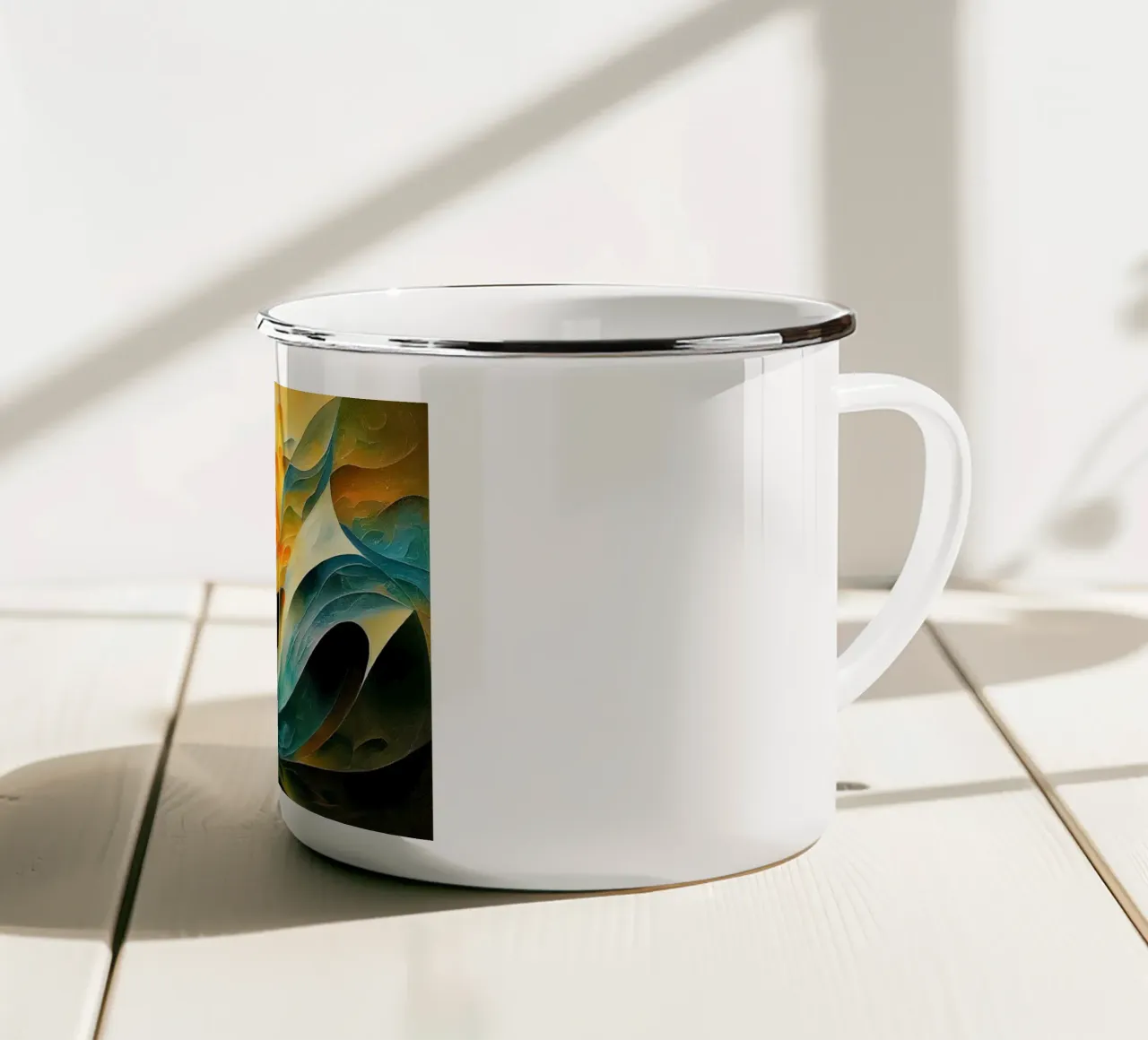 Arte da parete di Imagine tazza in smalto da Imagine