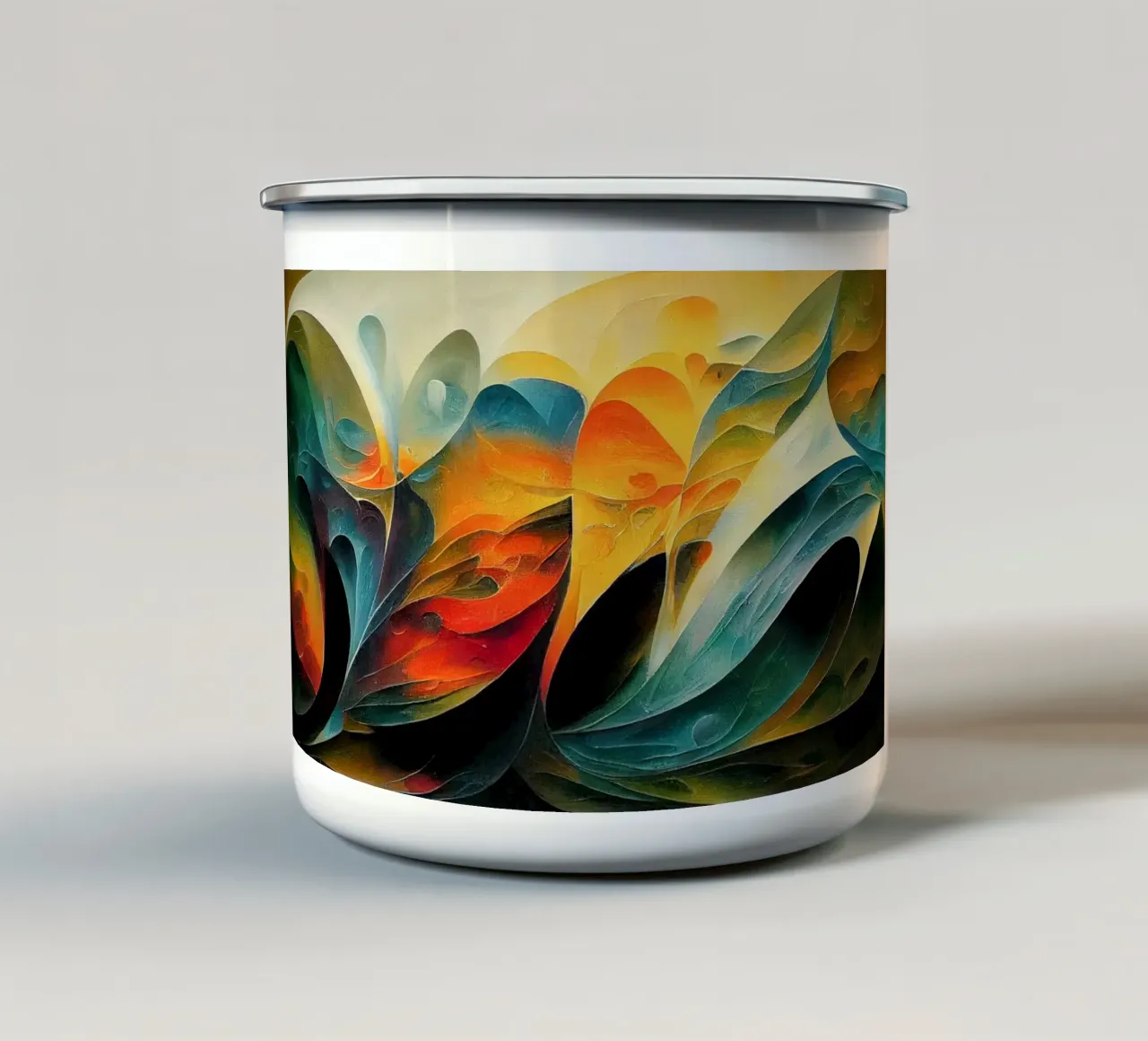 Arte da parete di Imagine tazza in smalto da Imagine