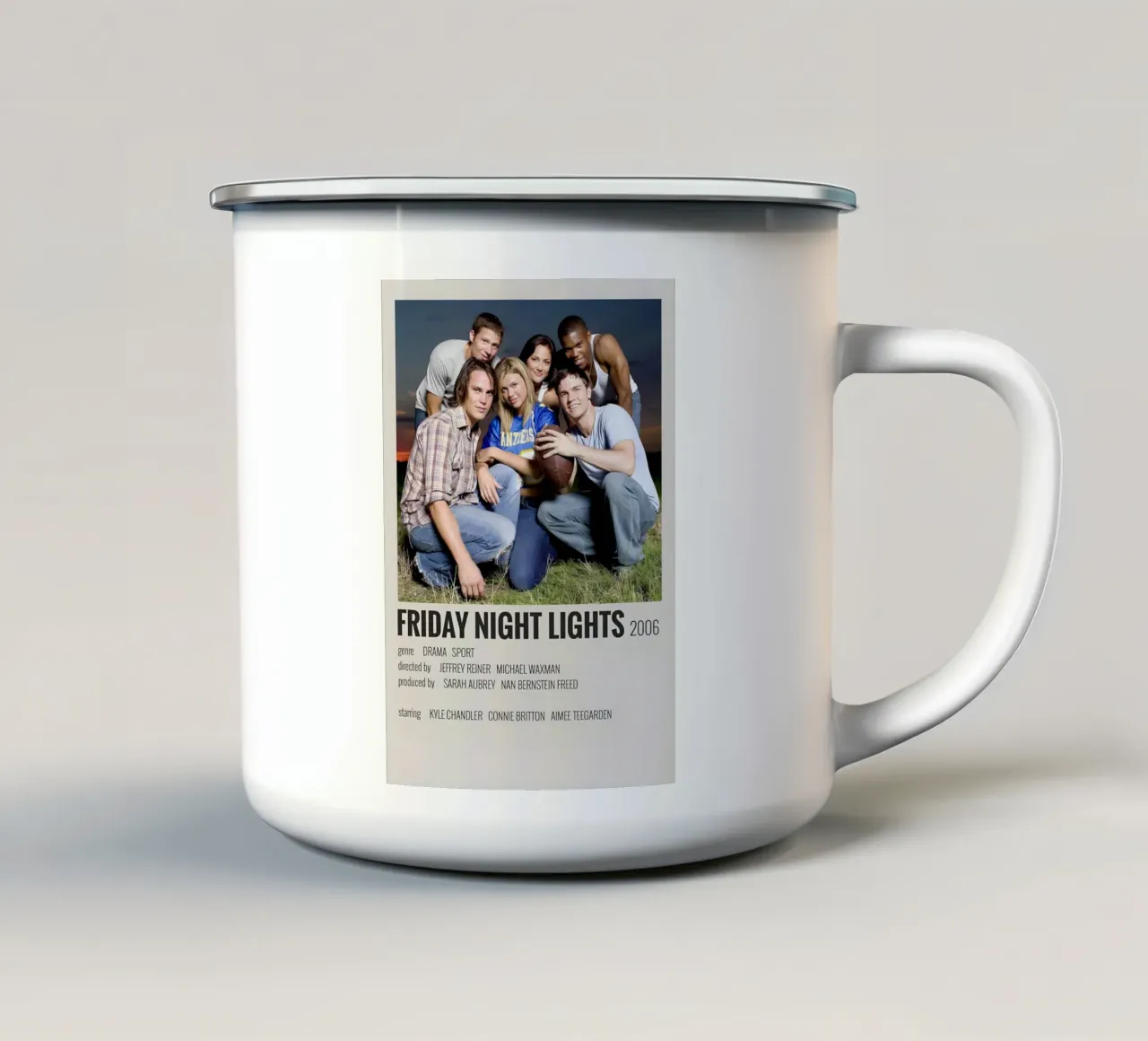 FRIDAY NIGHT LIGHTS 2006 tazza in smalto da MVFminimalist