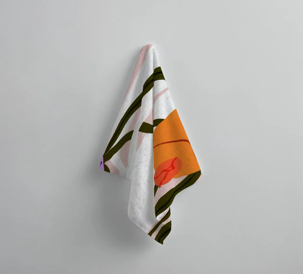 Blooming Bunny II towel by Pure