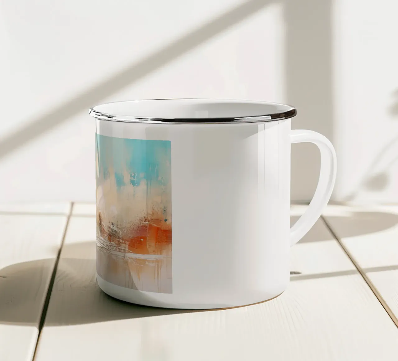Arte da parete di Imagine tazza in smalto da Imagine