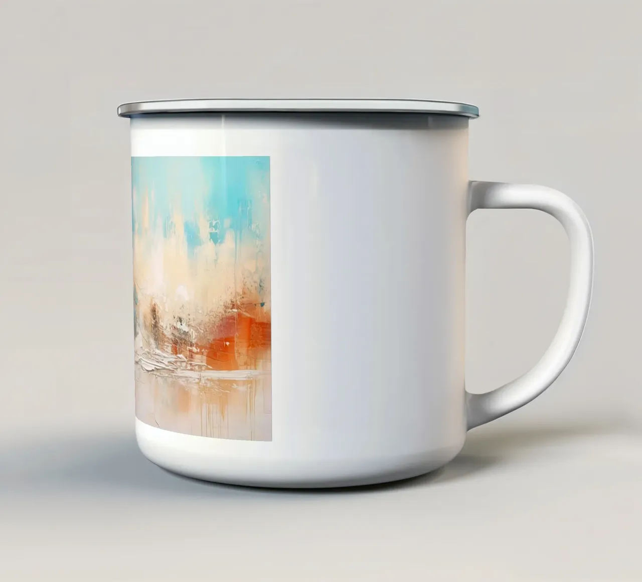 Arte da parete di Imagine tazza in smalto da Imagine