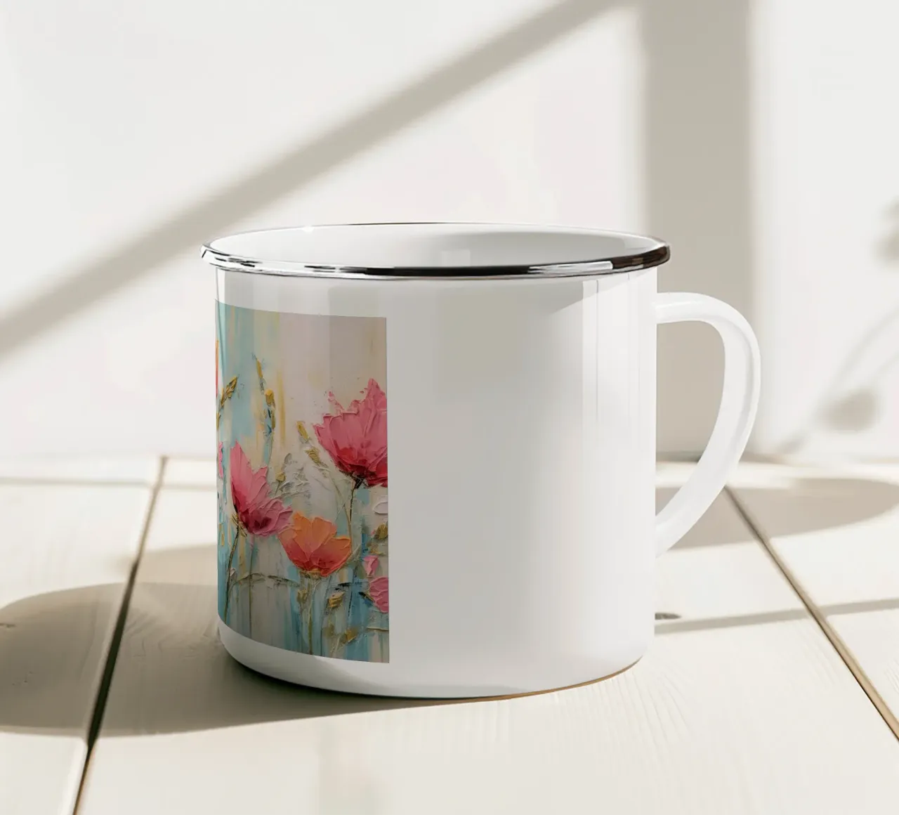 Arte da parete di Imagine tazza in smalto da Imagine