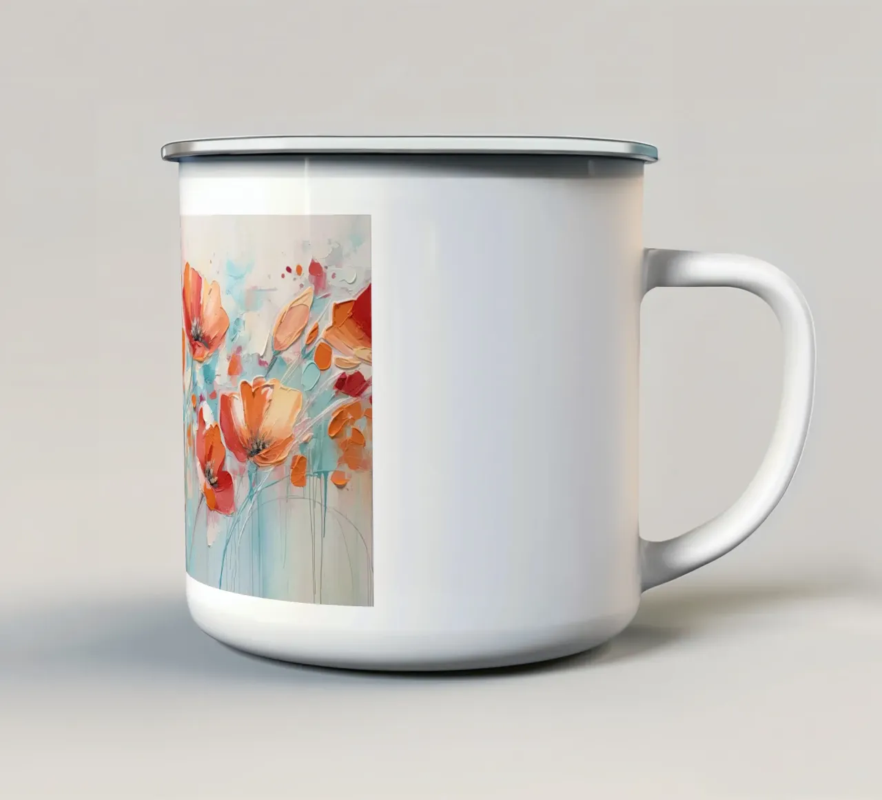 Arte da parete di Imagine tazza in smalto da Imagine