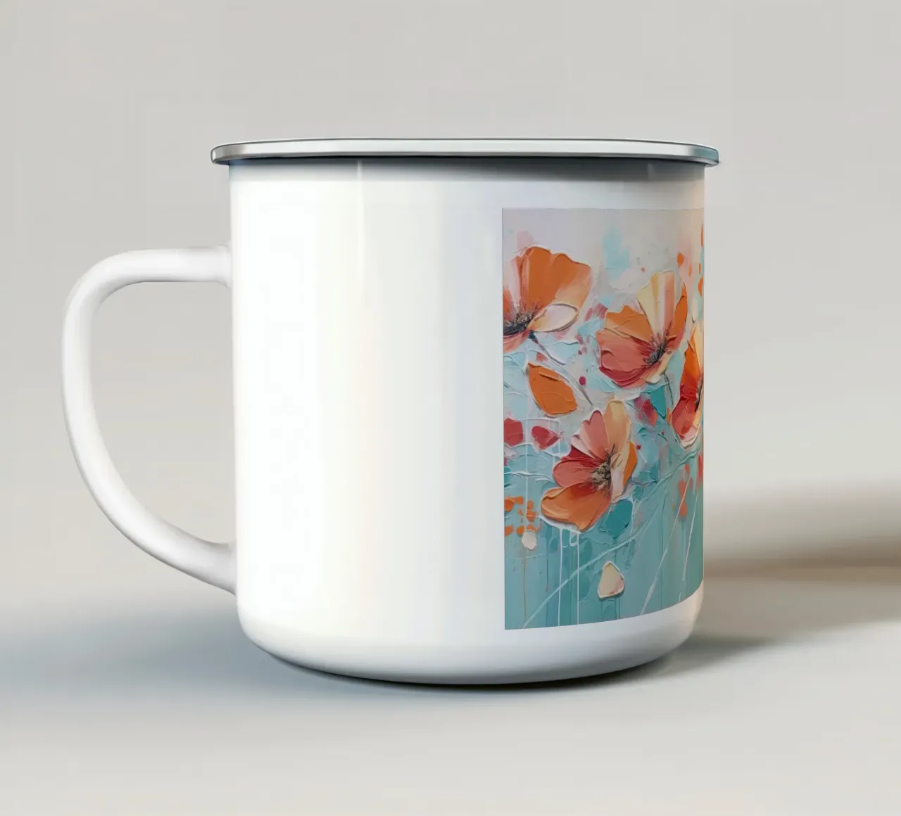Arte da parete di Imagine tazza in smalto da Imagine