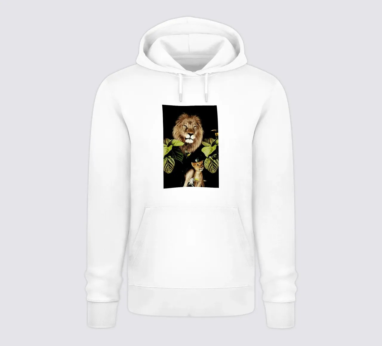 Lion And Cub 2 felpa con cappuccio da Wouter Rikken