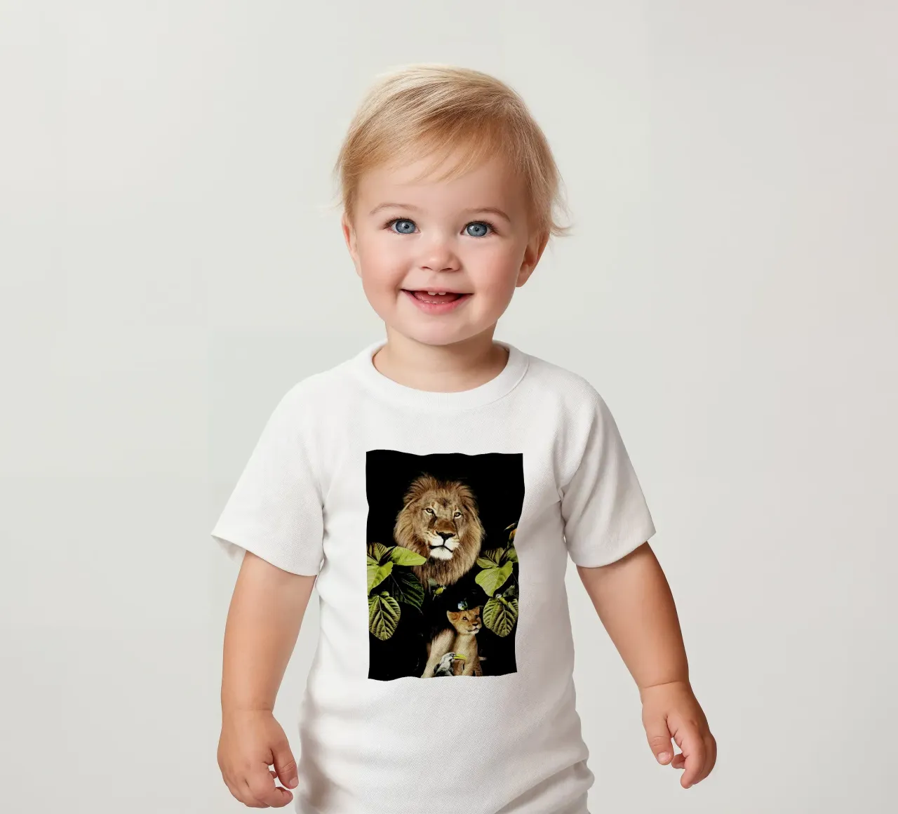 Lion And Cub 2 maglietta neonato da Wouter Rikken