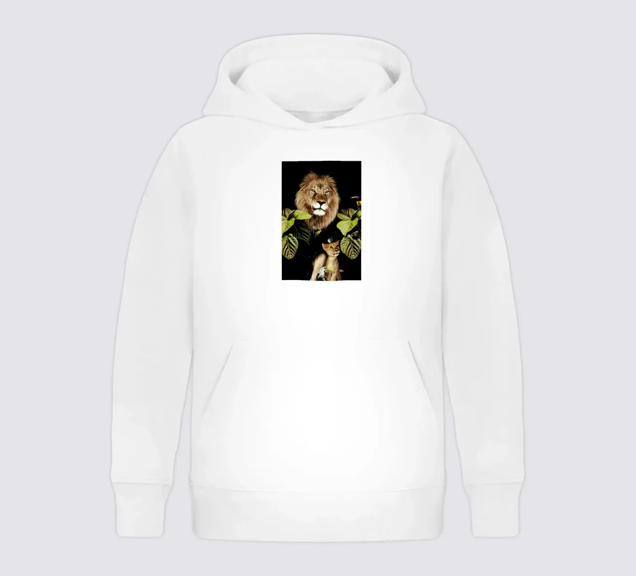 Lion And Cub 2 felpa bambino con cappuccio da Wouter Rikken