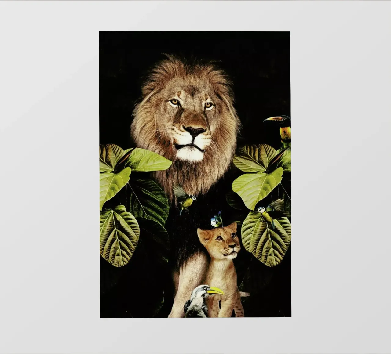 Lion And Cub 2 telo in pvc da Wouter Rikken