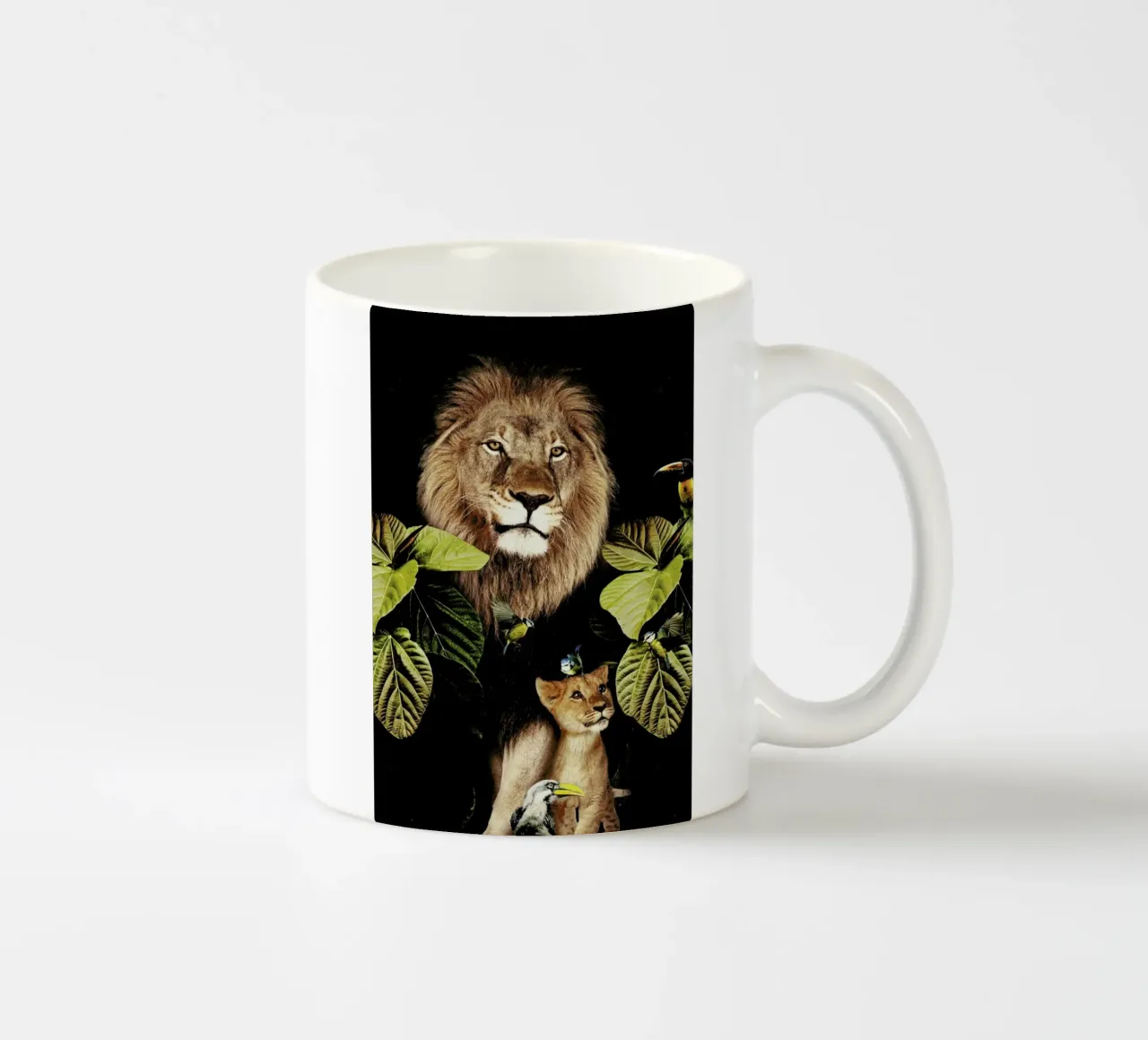 Lion And Cub 2 tazza in ceramica da Wouter Rikken