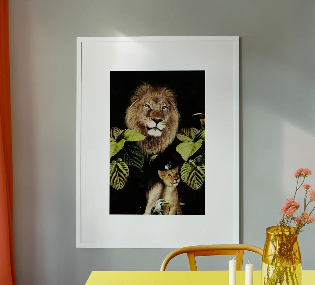 Lion And Cub 2 poster da Wouter Rikken