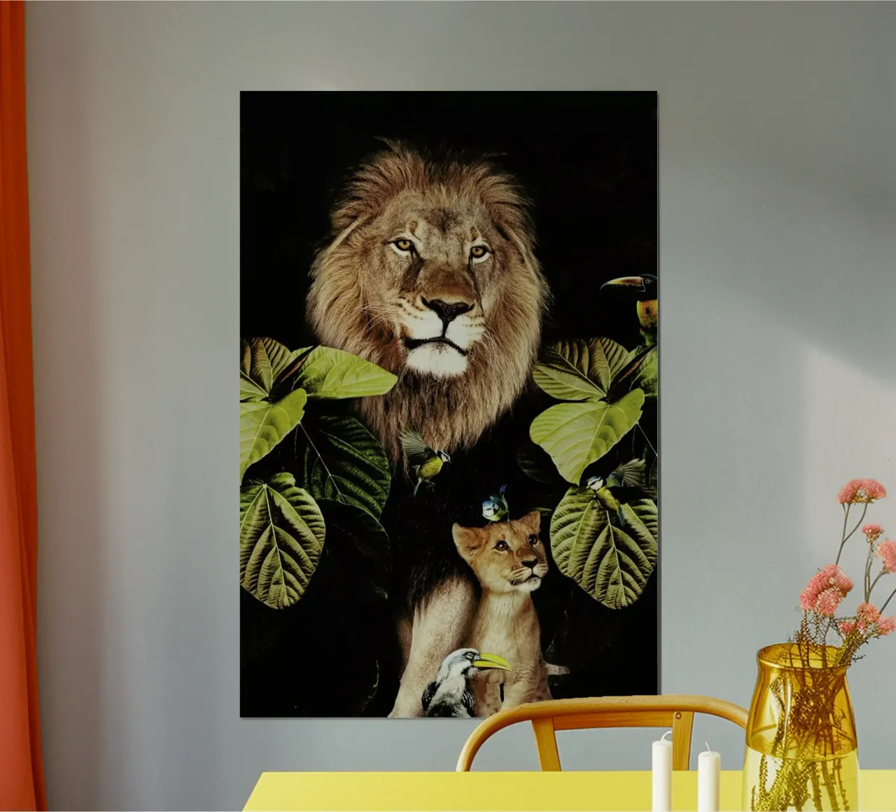 Lion And Cub 2 poster da Wouter Rikken