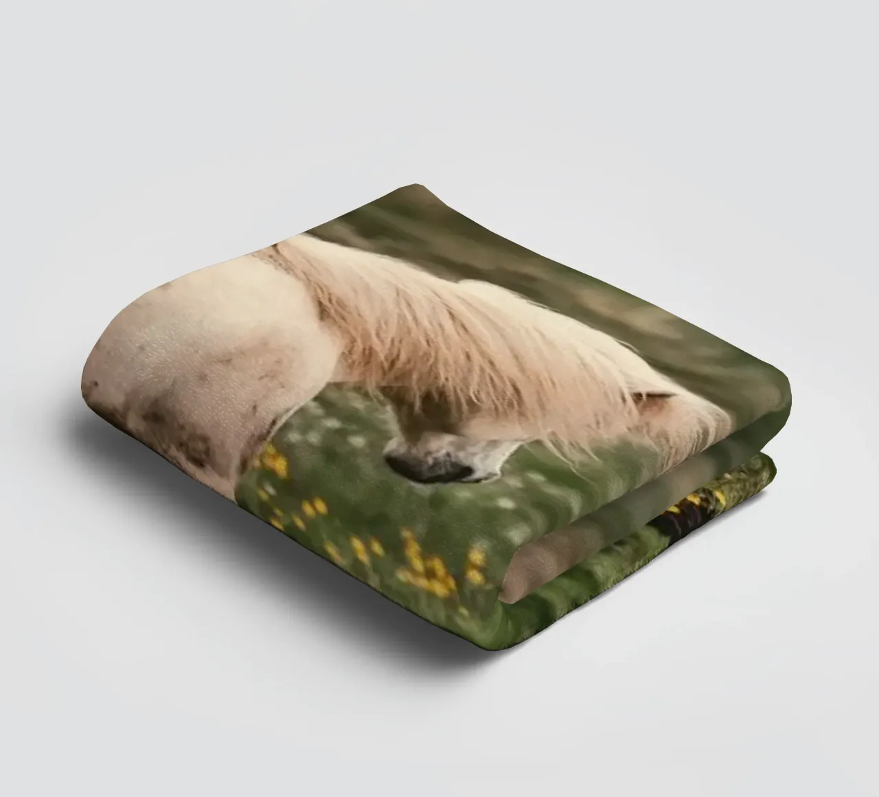 meadow horse in field towel by Horsire