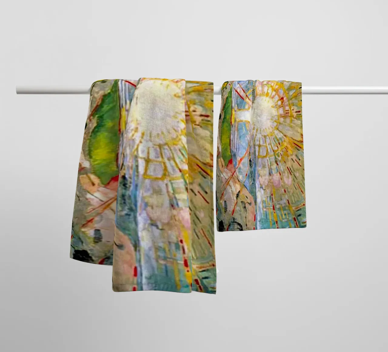 luce intensa asciugamano da bagno da cupcup art
