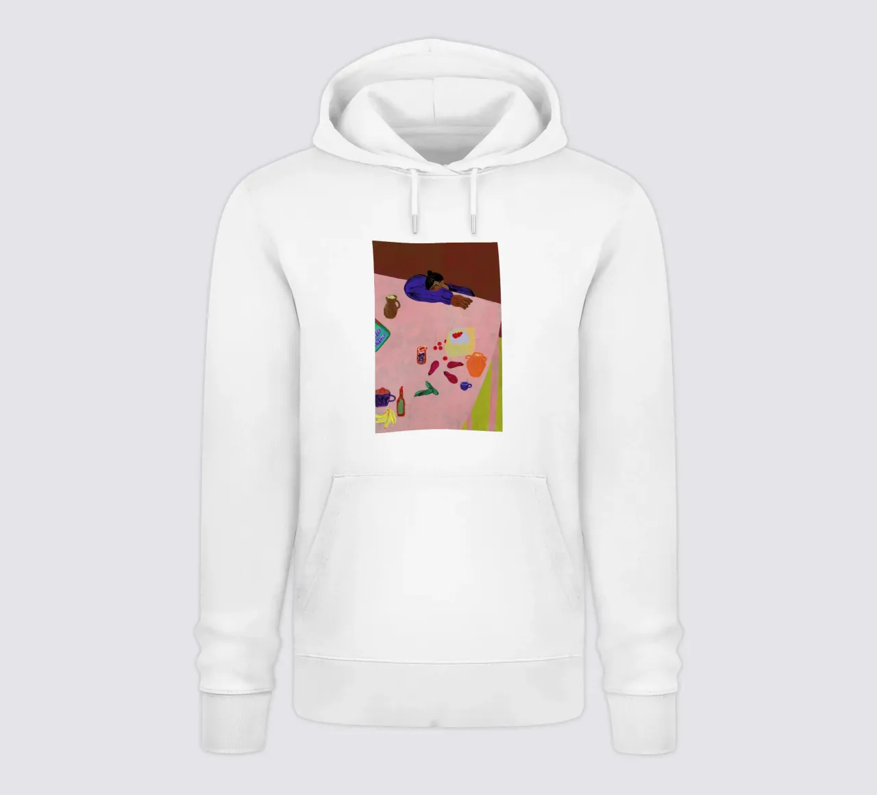 Resting on a Table felpa con cappuccio da Nudes and Croissants