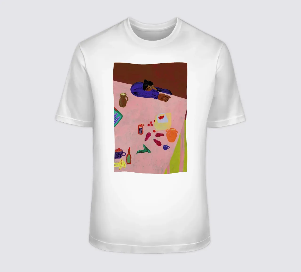 Resting on a Table t-shirt da Nudes and Croissants