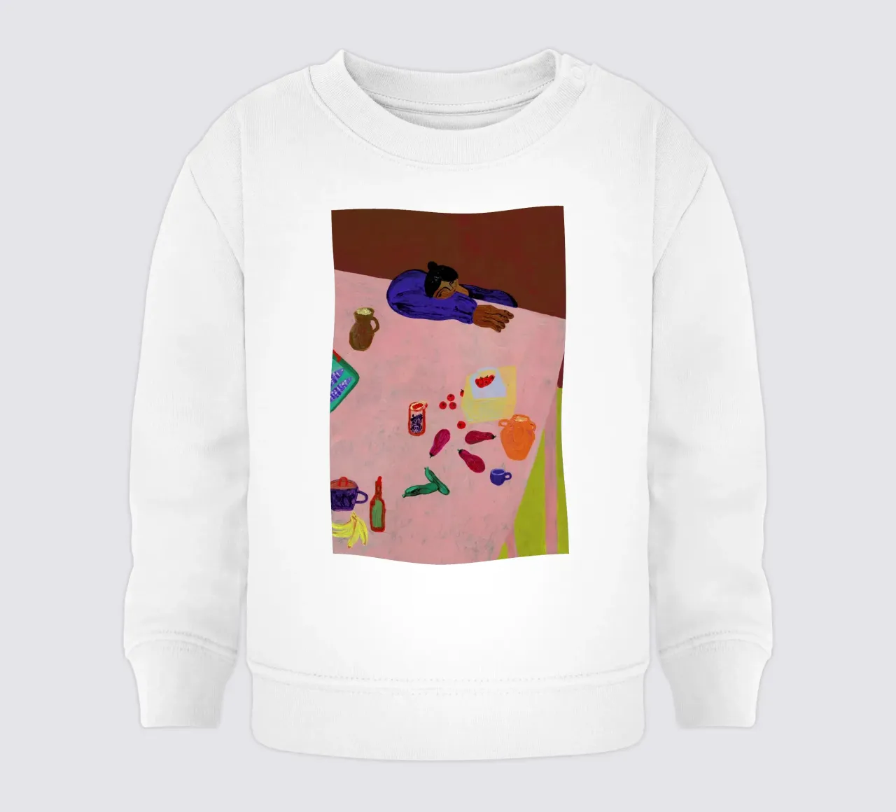 Resting on a Table sudadera de bebé de Nudes and Croissants