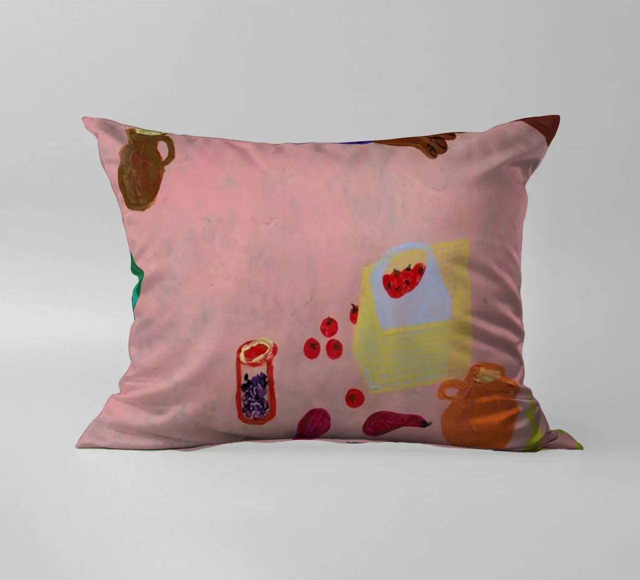 Resting on a Table cuscino da Nudes and Croissants