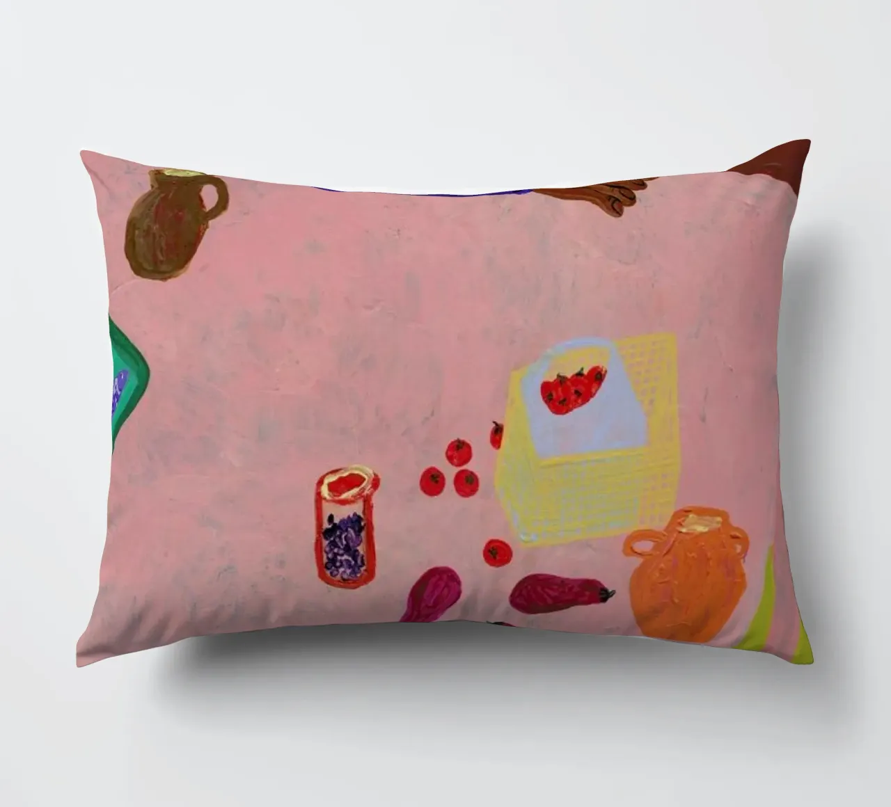 Resting on a Table cuscino da Nudes and Croissants