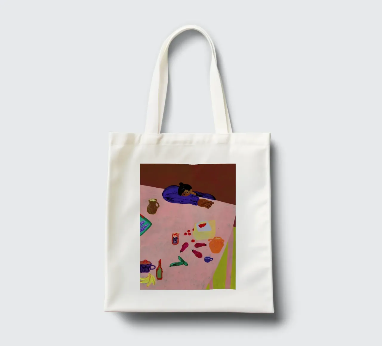 Resting on a Table tote bag de Nudes and Croissants