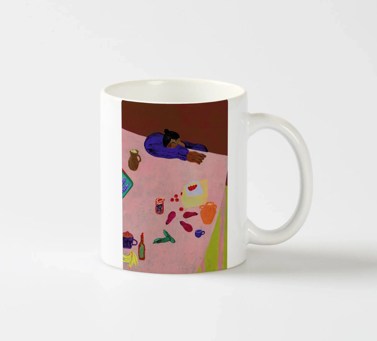 Resting on a Table tazza in ceramica da Nudes and Croissants