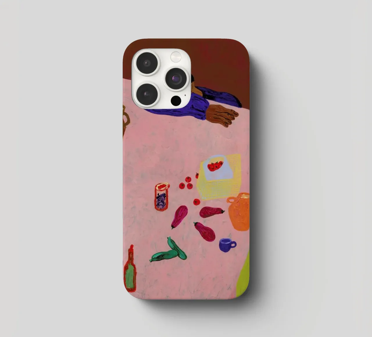 Resting on a Table cover iphone da Nudes and Croissants