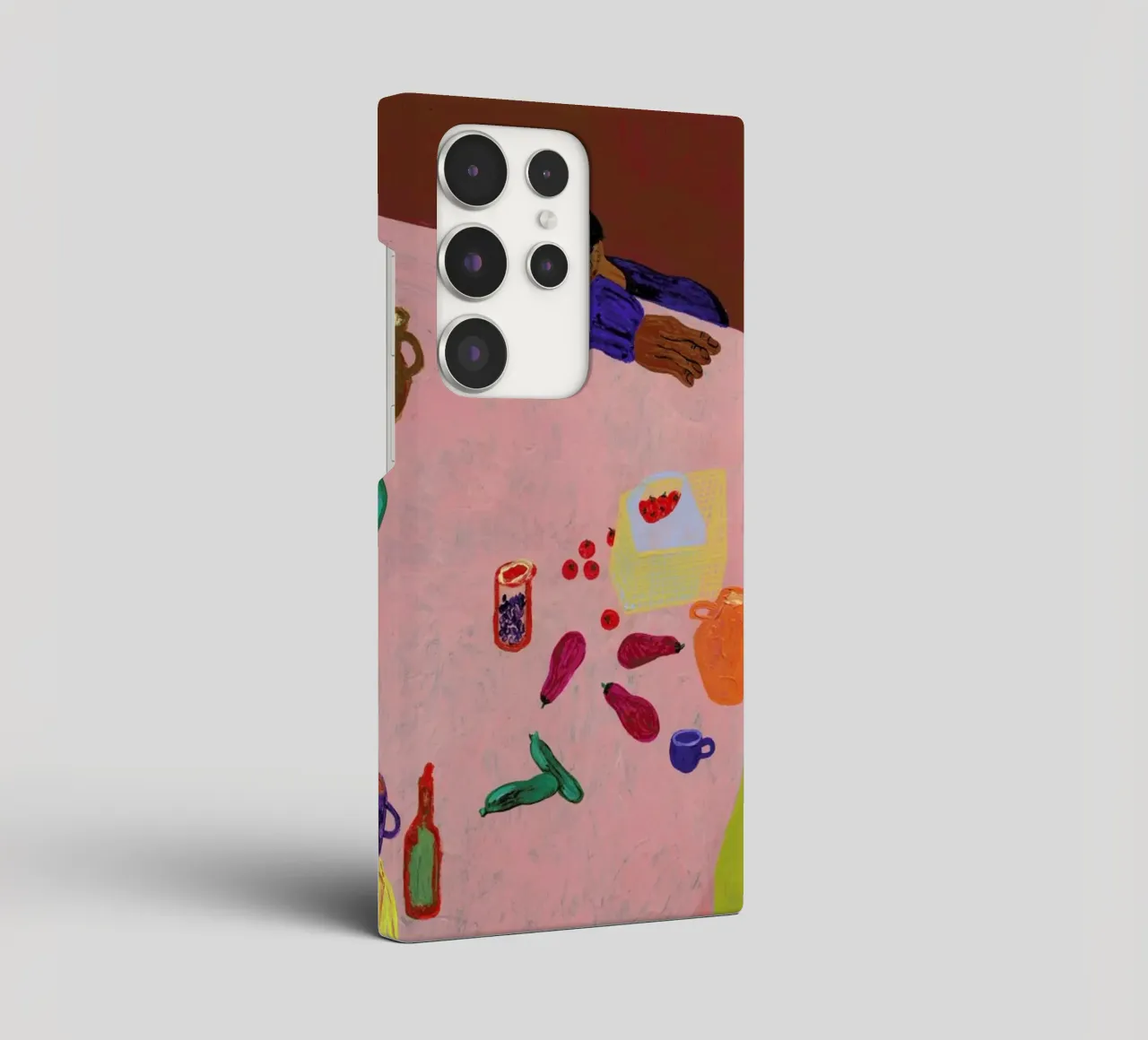 Resting on a Table cover samsung da Nudes and Croissants