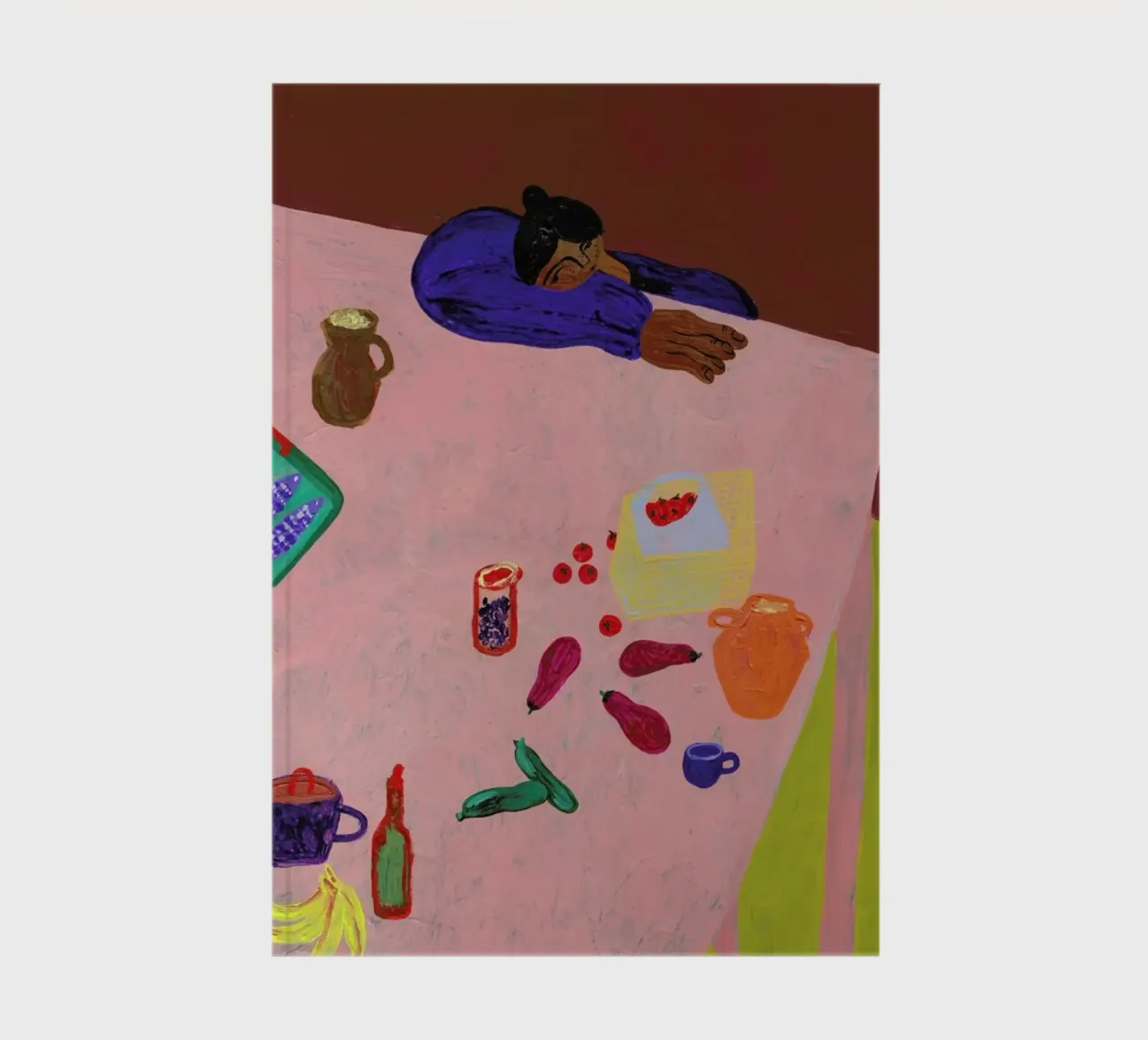 Resting on a Table notebook by Nudes and Croissants