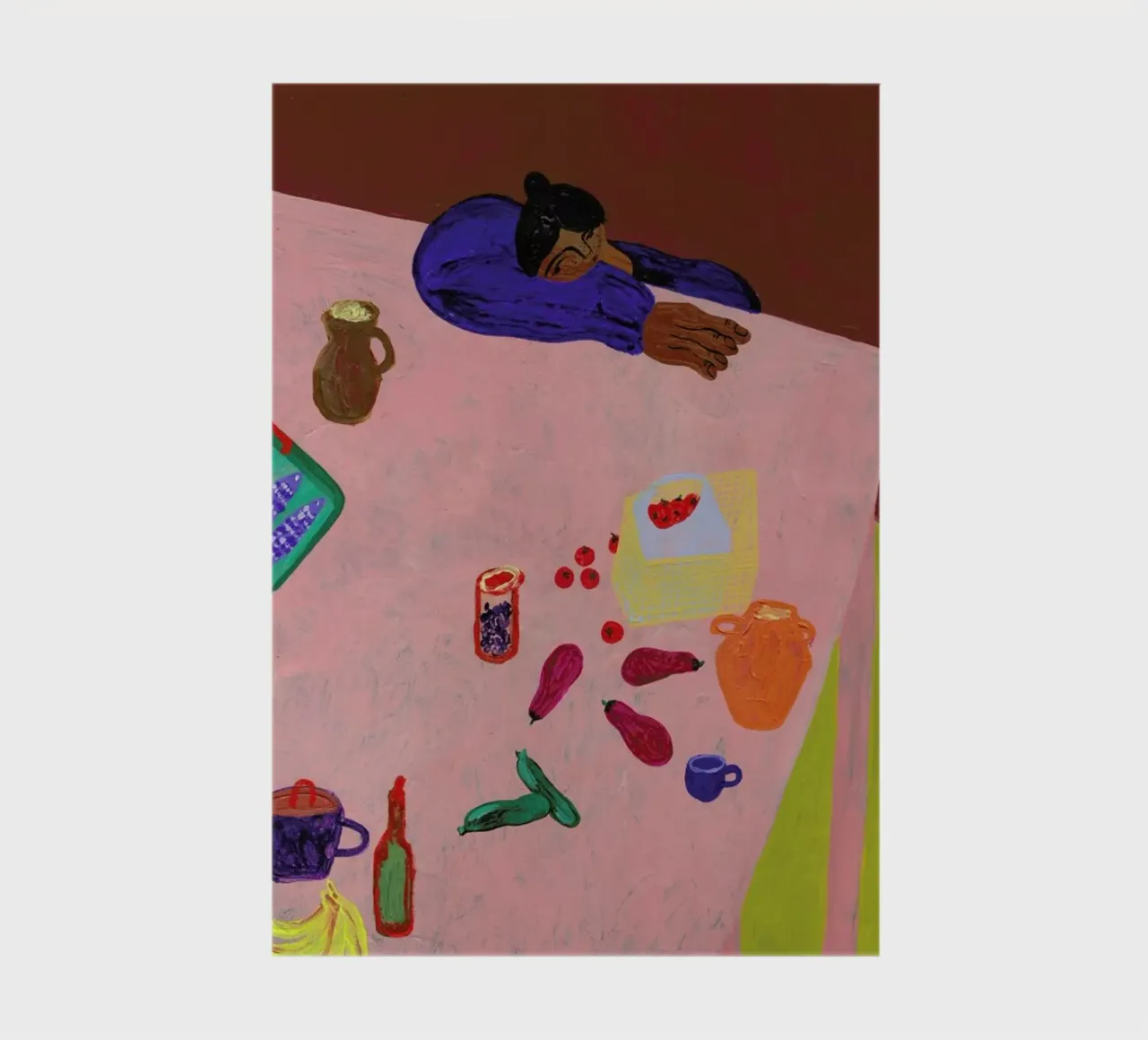 Resting on a Table notebook by Nudes and Croissants