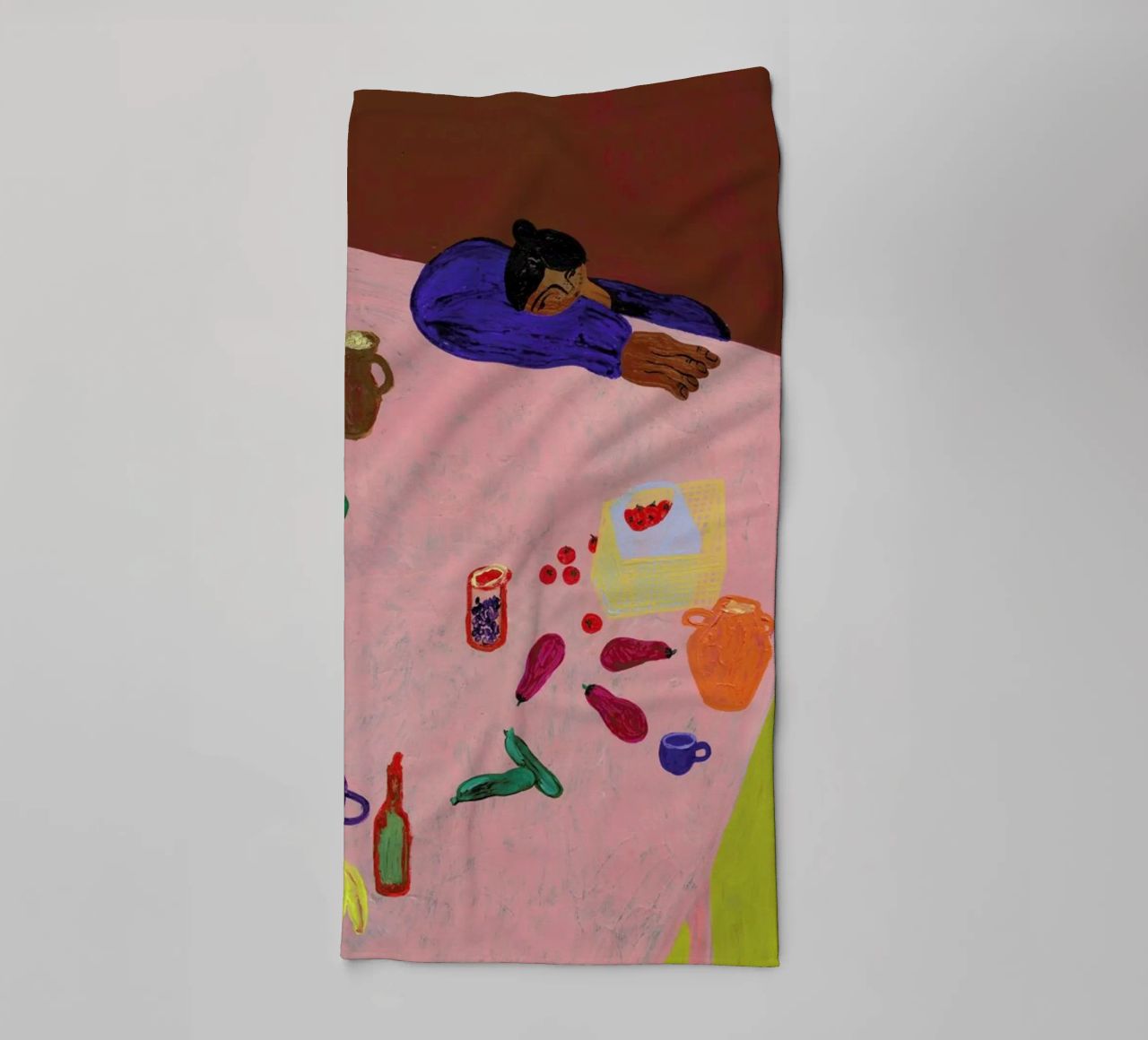 Resting on a Table towel by Nudes and Croissants