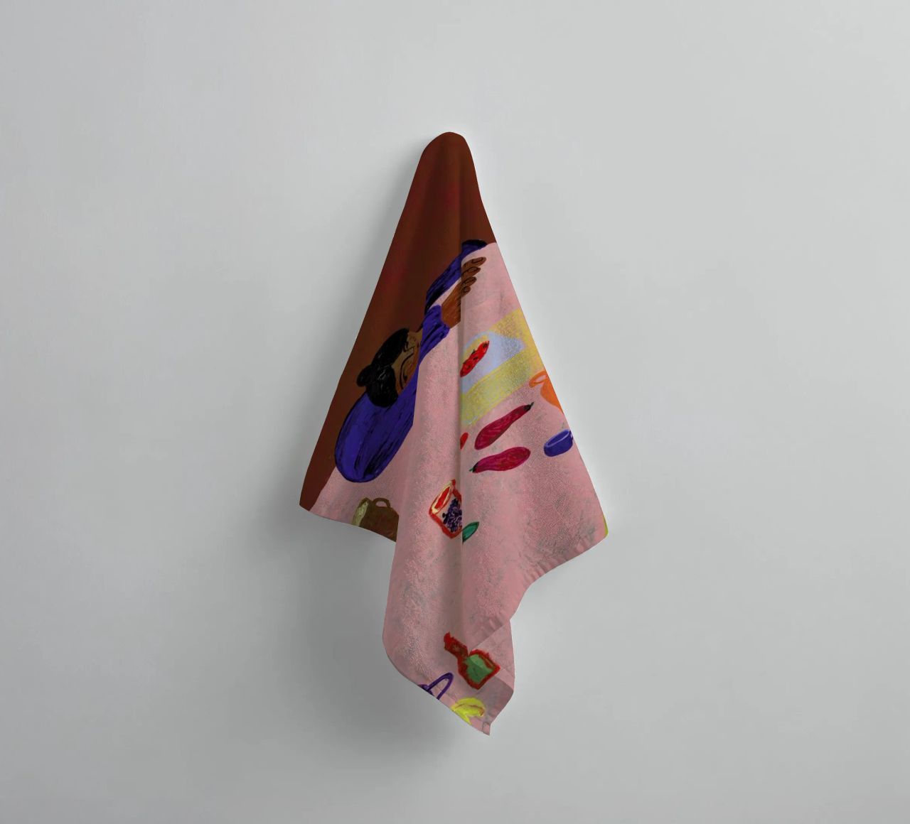 Resting on a Table towel by Nudes and Croissants