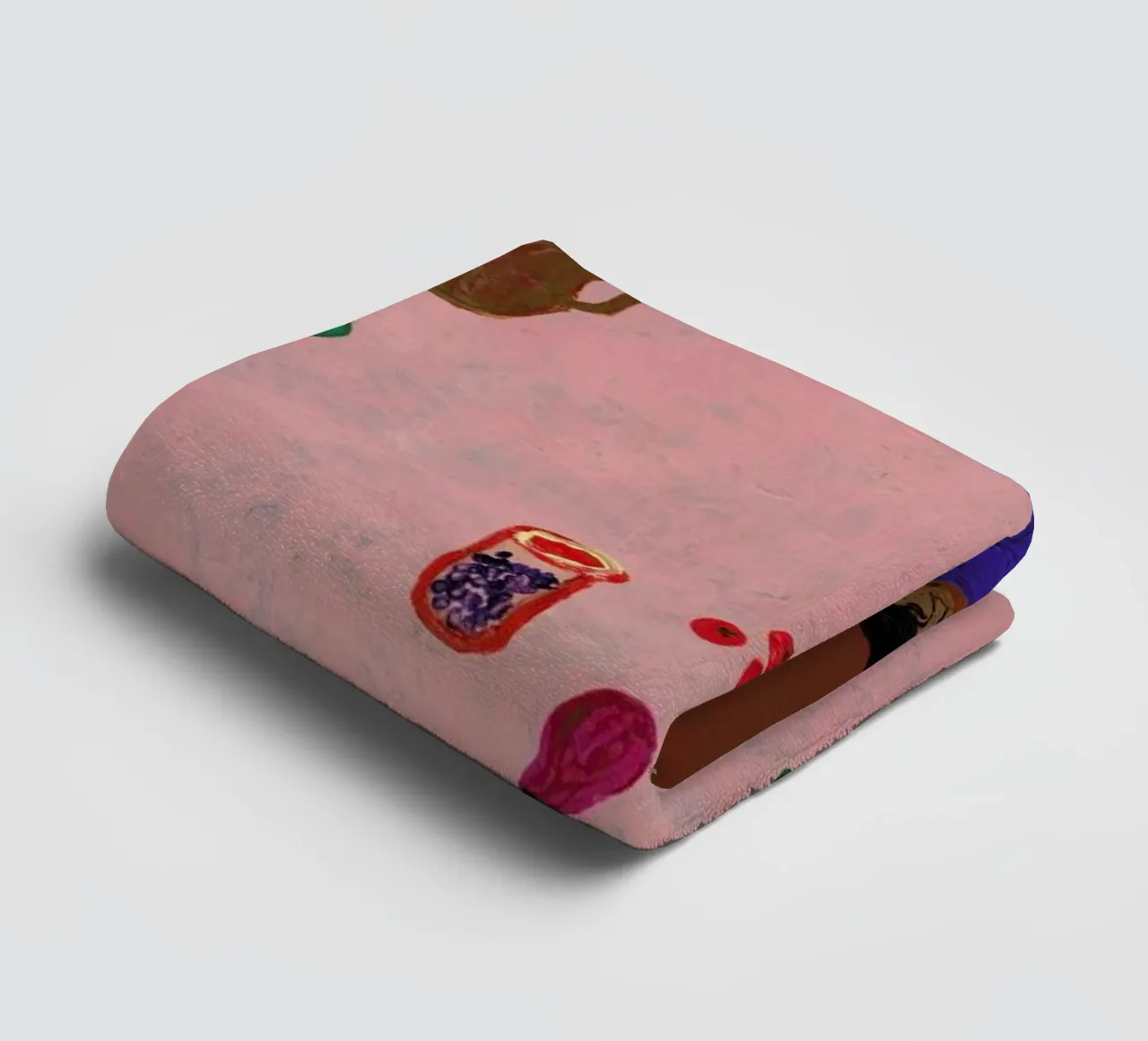 Resting on a Table asciugamano da bagno da Nudes and Croissants