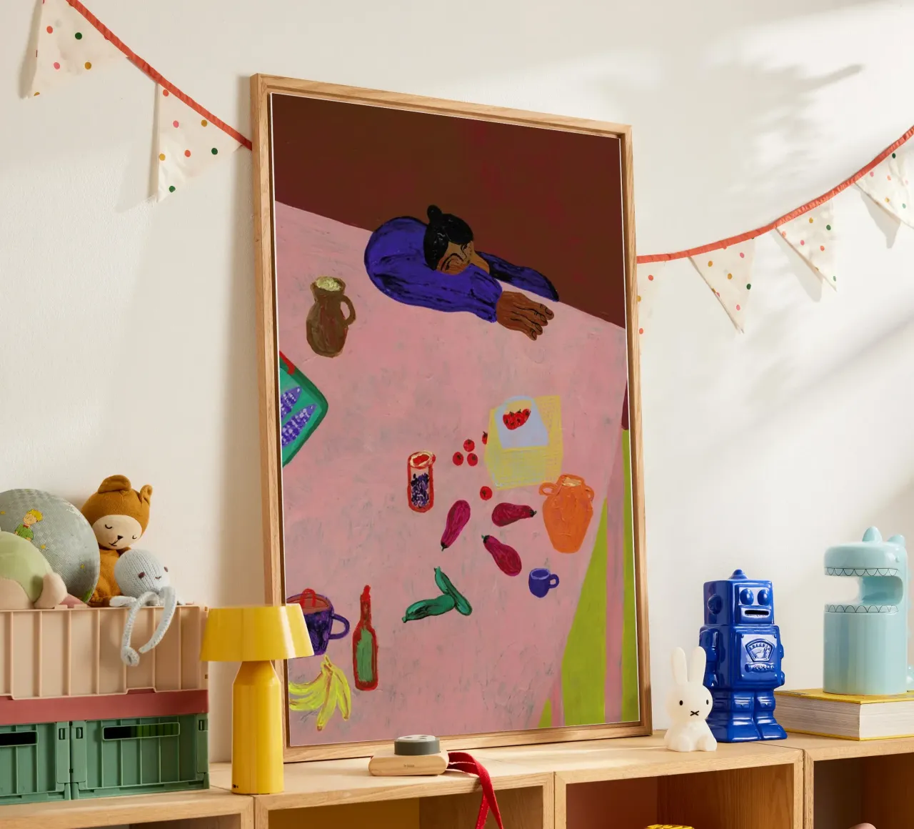 Resting on a Table plexiglass da Nudes and Croissants