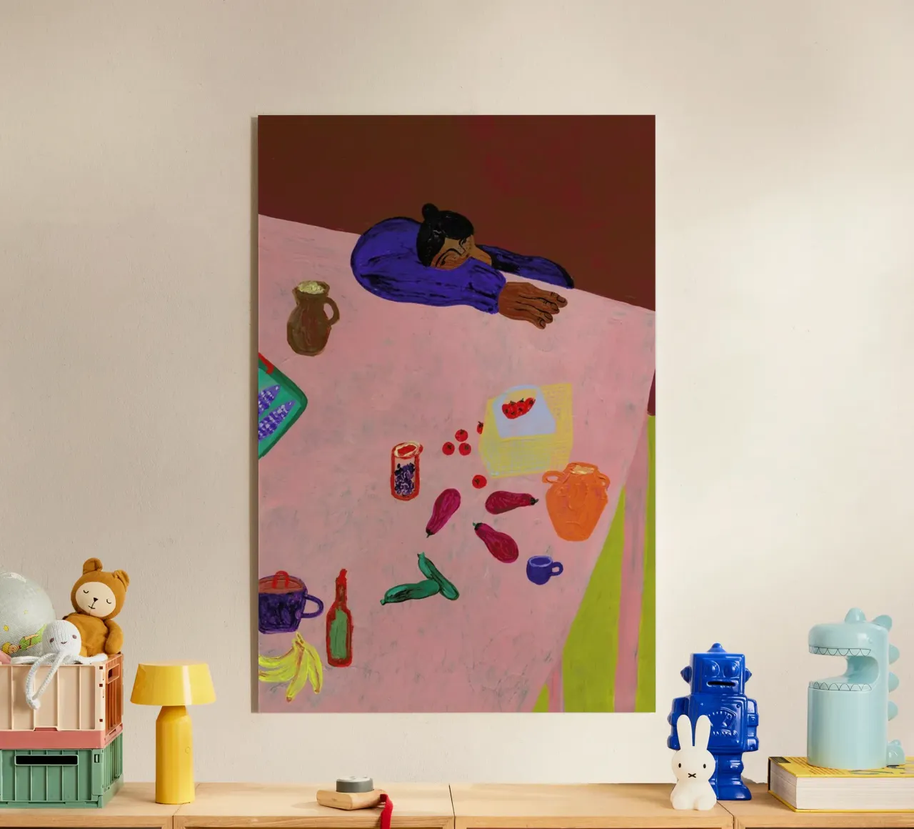 Resting on a Table plexiglass da Nudes and Croissants