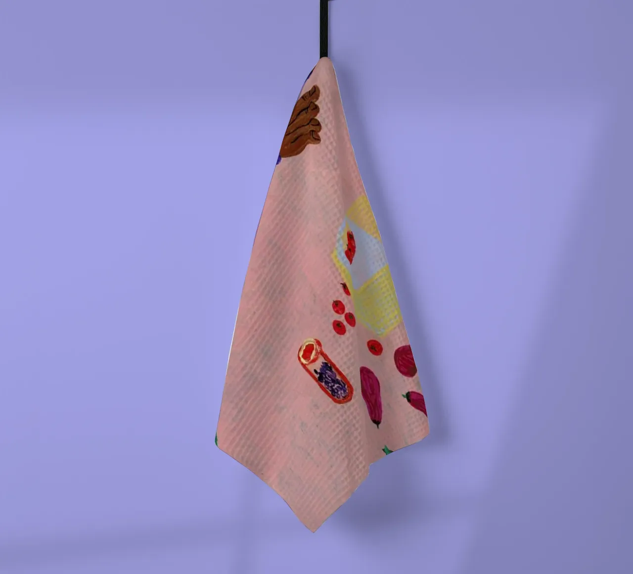 Resting on a Table canovaccio da cucina da Nudes and Croissants