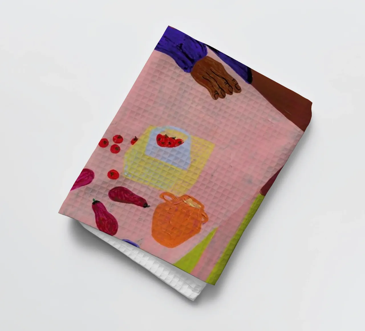 Resting on a Table canovaccio da cucina da Nudes and Croissants