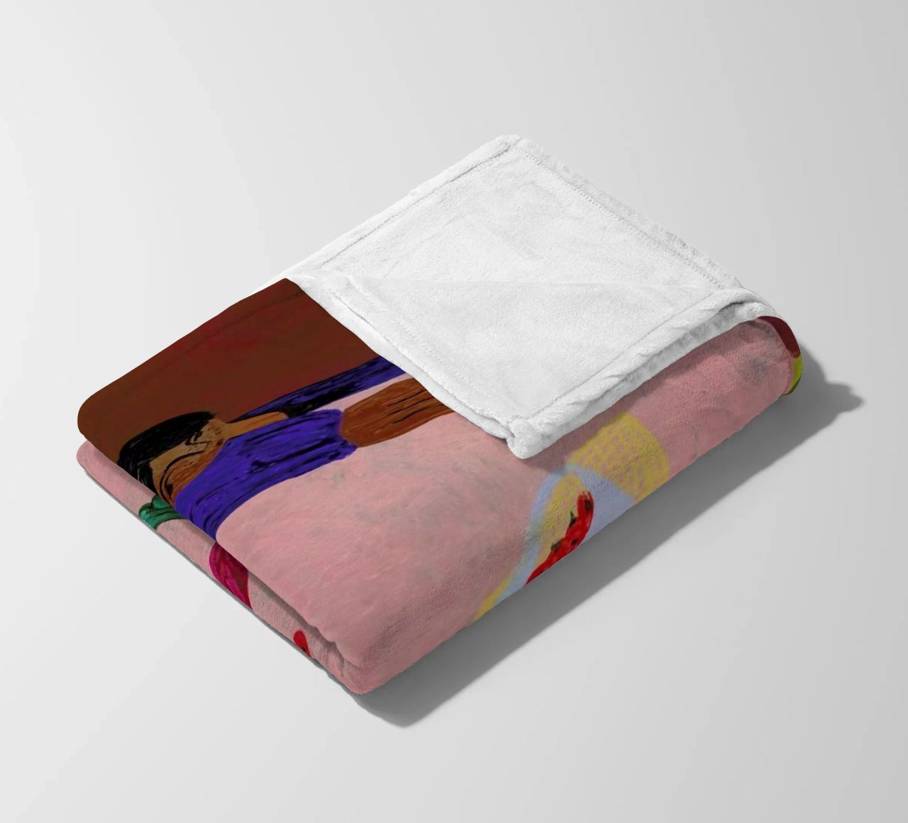 Resting on a Table coperta in pile da Nudes and Croissants