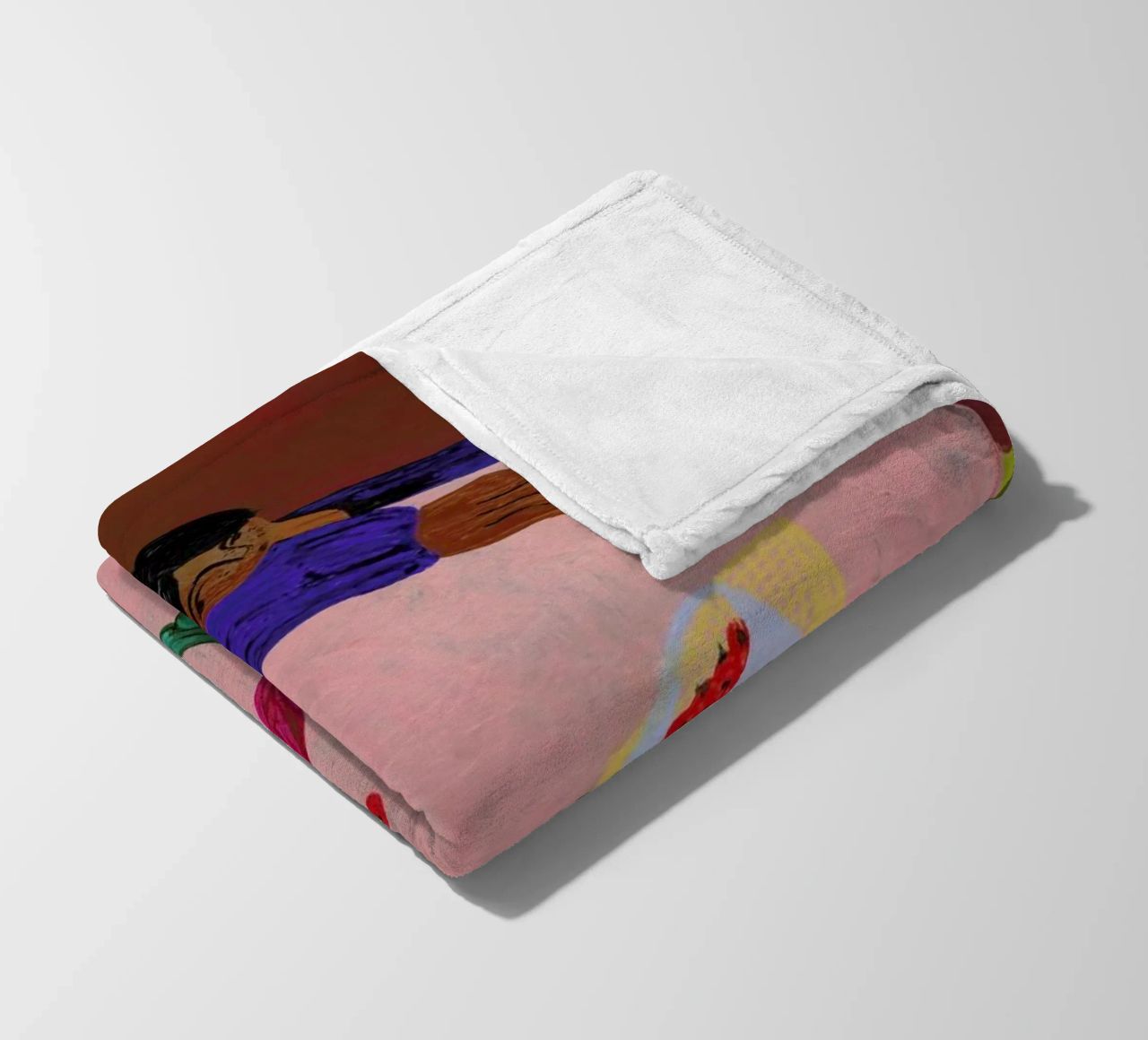 Resting on a Table coperta in pile da Nudes and Croissants