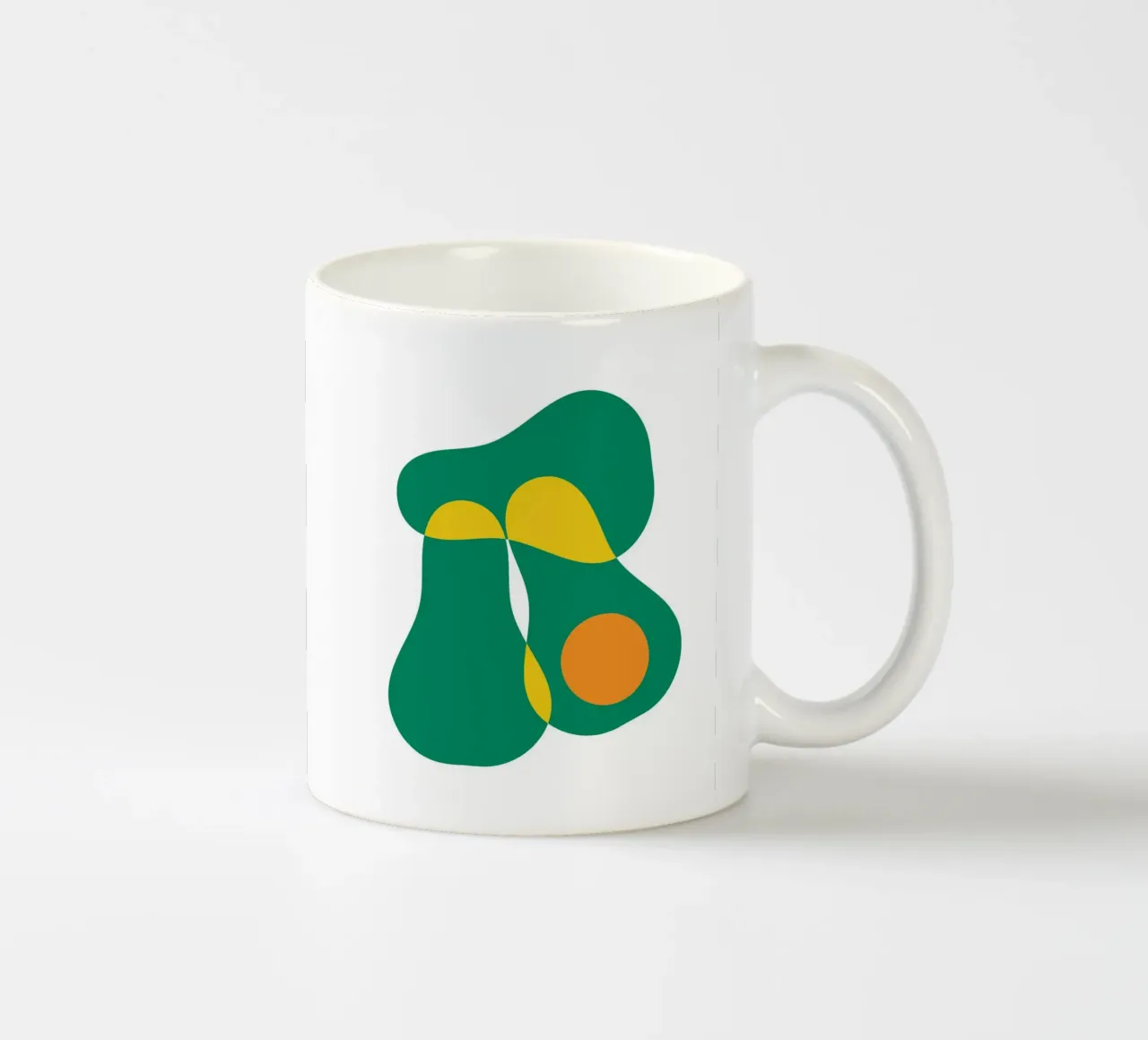 Fetta di avocado Bauhaus tazza in ceramica da Family Bauhaus Art