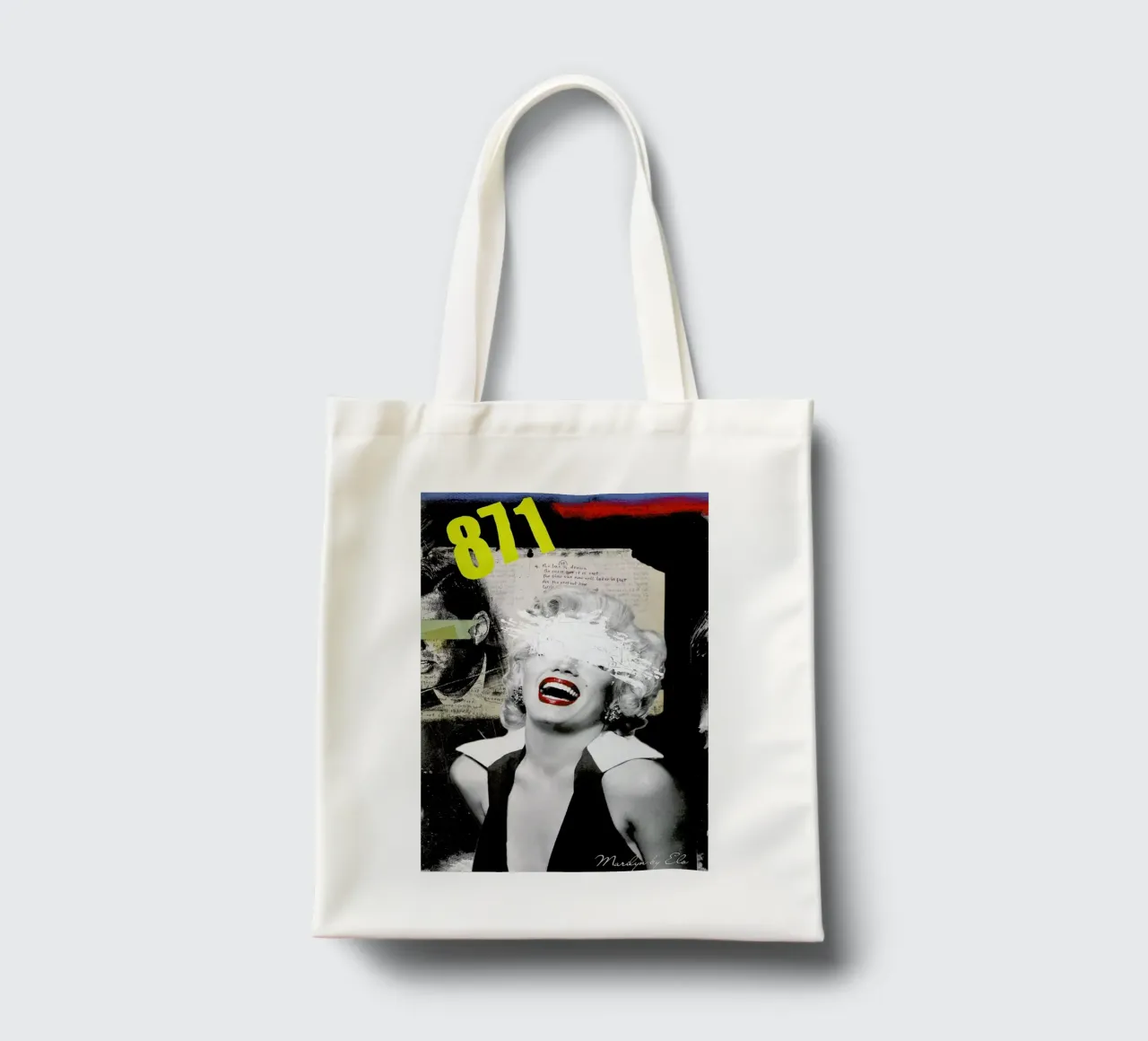 Public Figures: Marilyn tote bag by Elo Marc